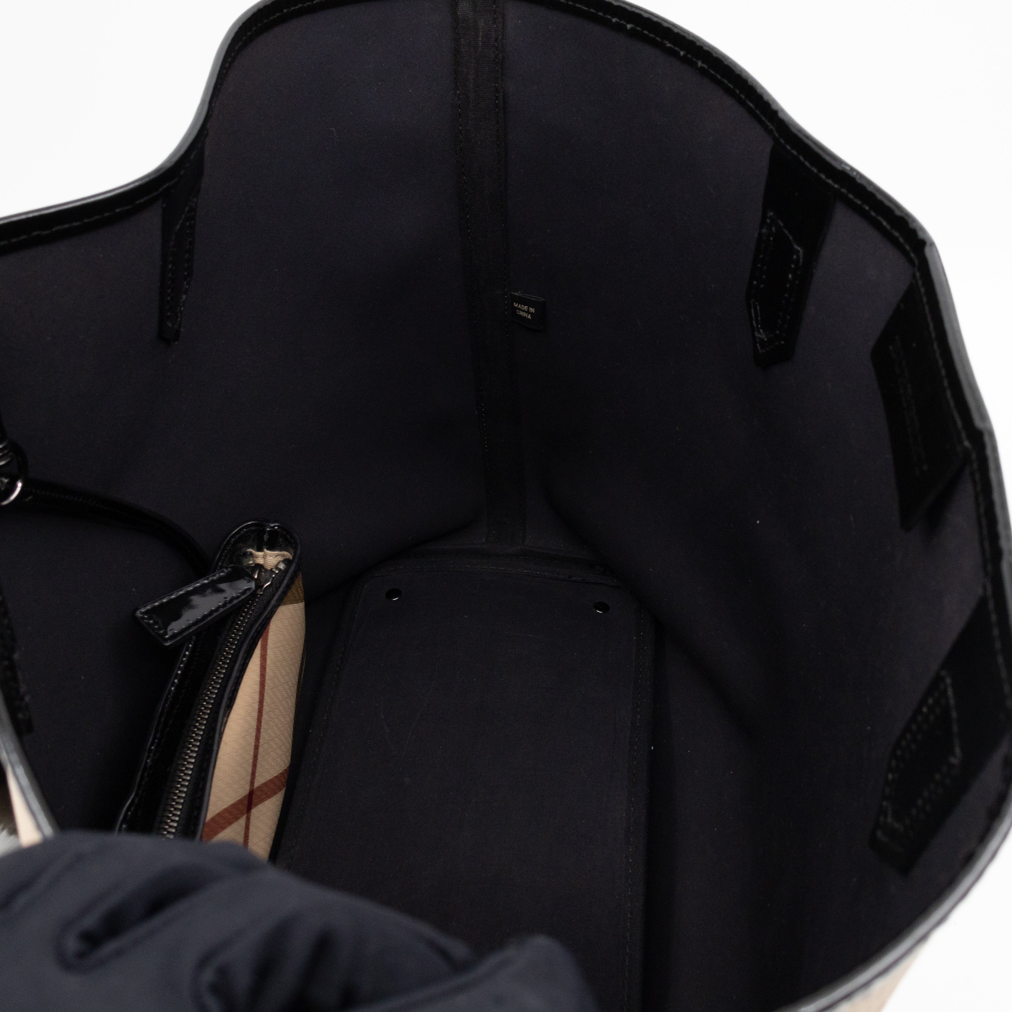 Nickie Tote with Pouch Supernova Check