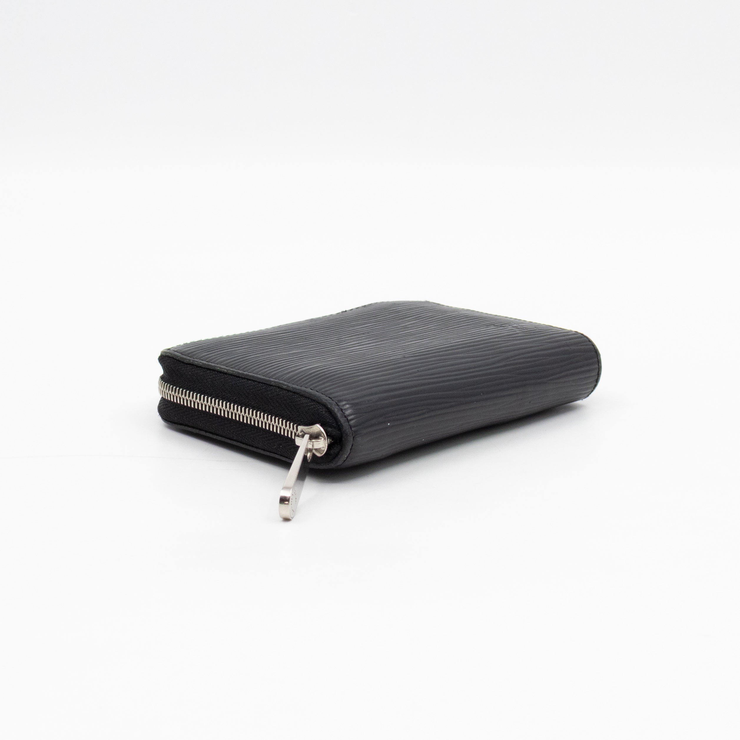 Zippy Coin Purse Black Epi Leather