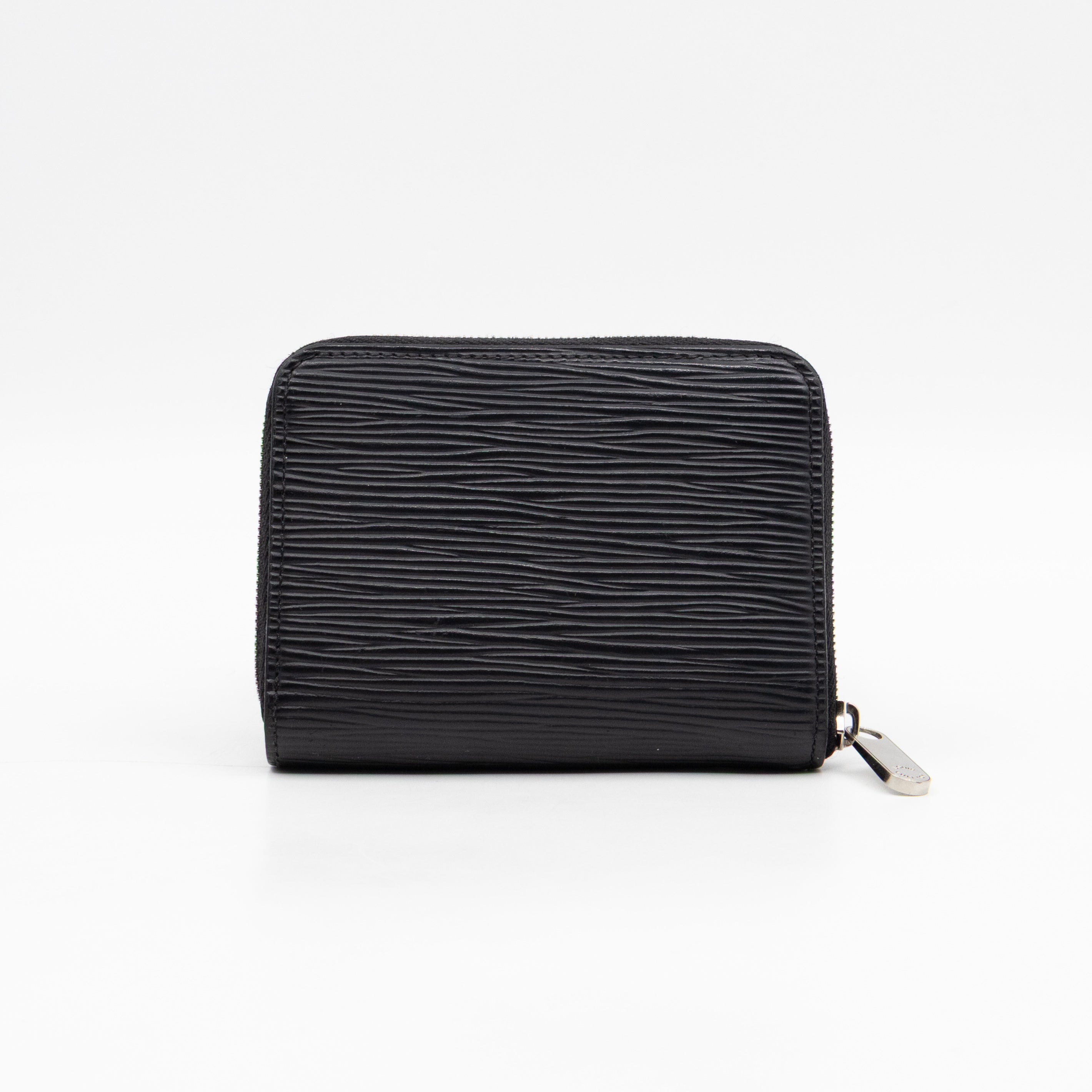 Zippy Coin Purse Black Epi Leather