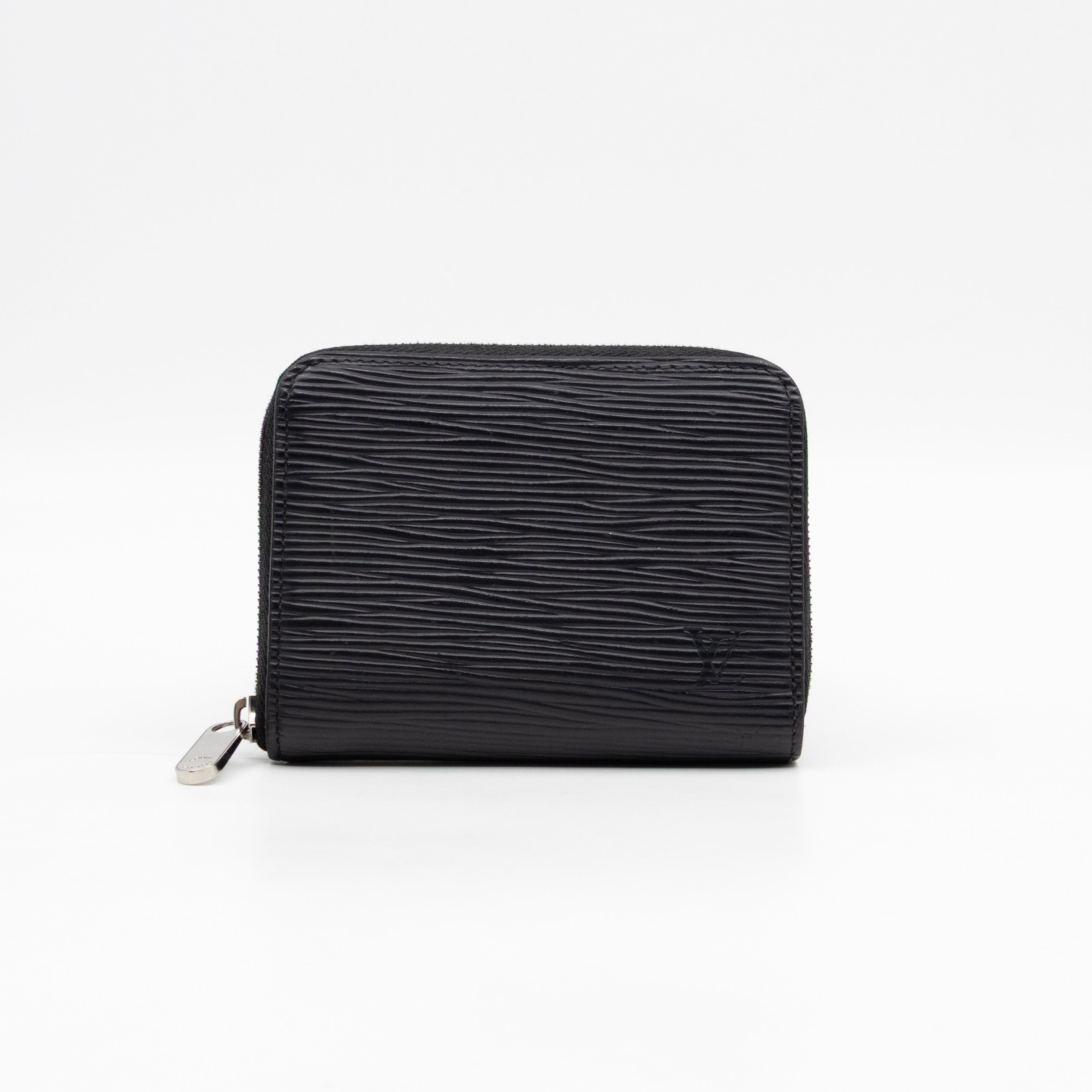 Zippy Coin Purse Black Epi Leather