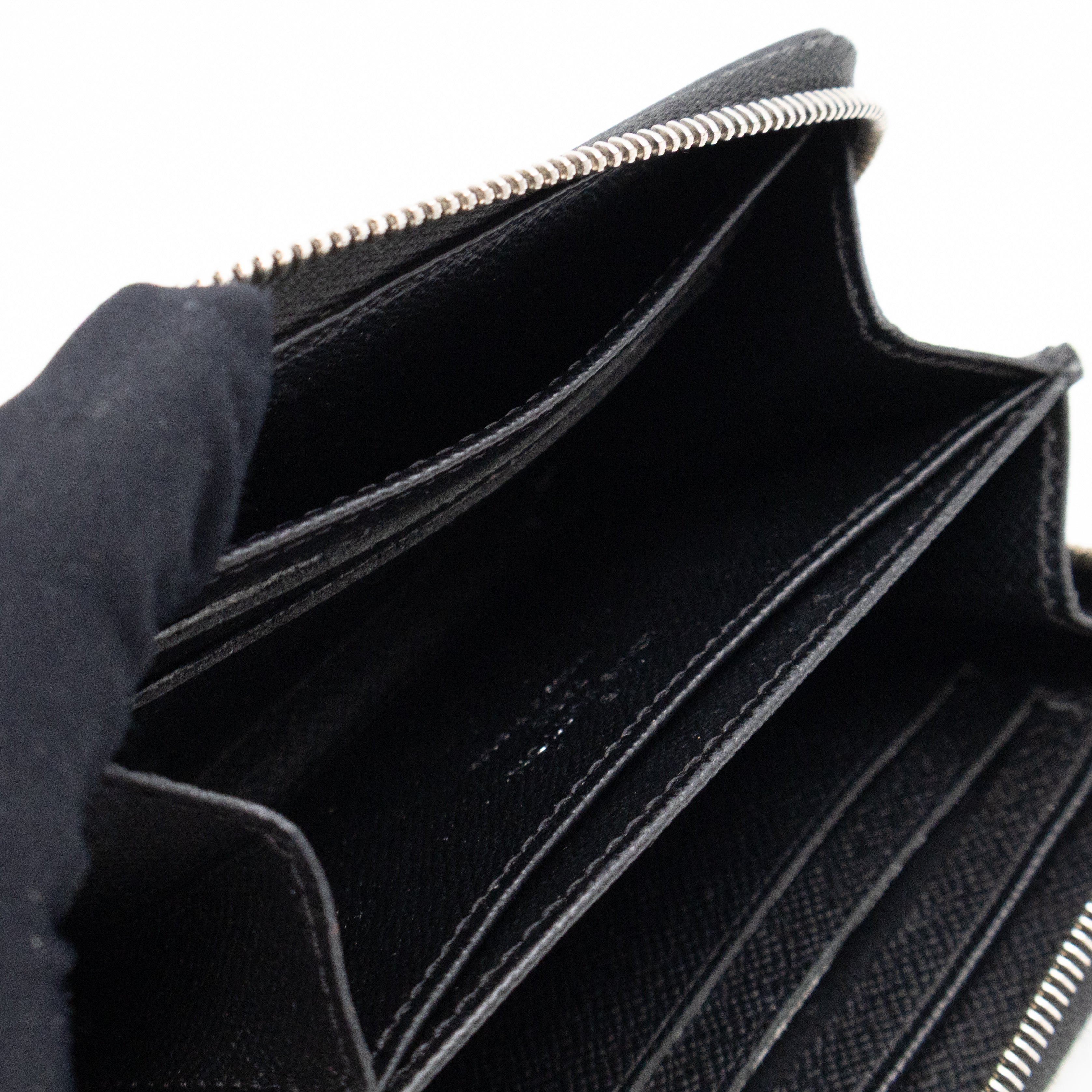 Zippy Coin Purse Black Epi Leather