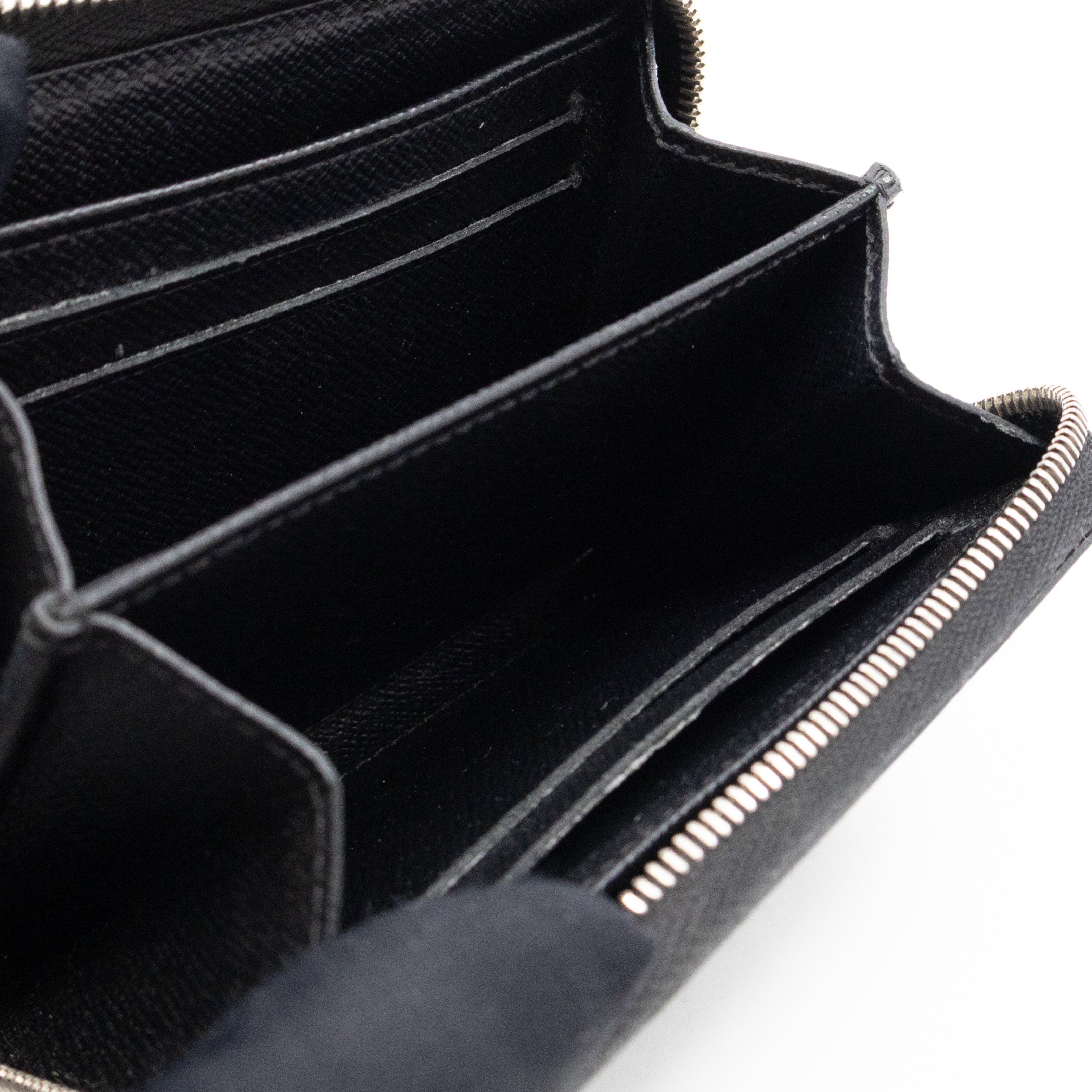 Zippy Coin Purse Black Epi Leather