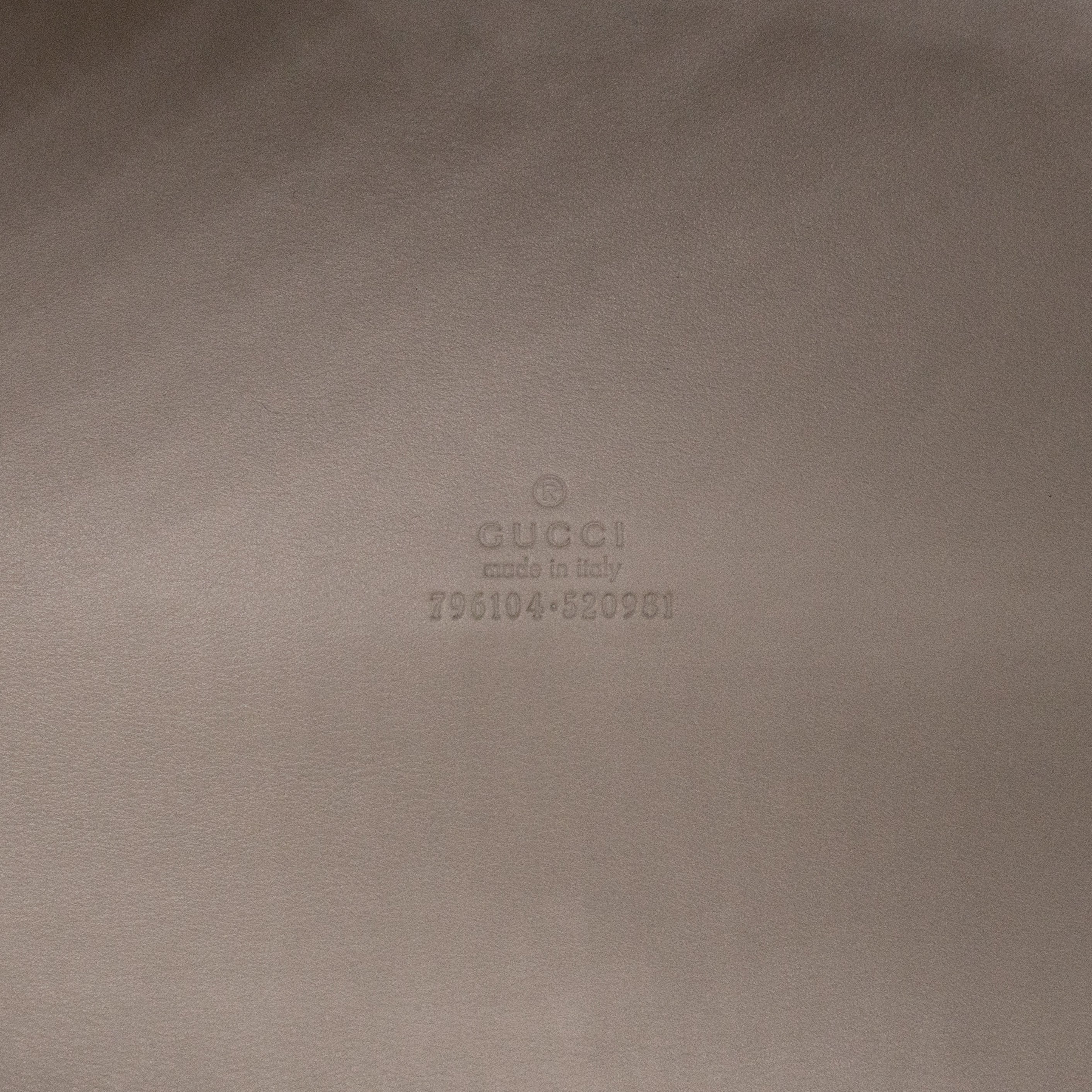 Medium Duffle Bag Metallic Silver Mirror Effect GG