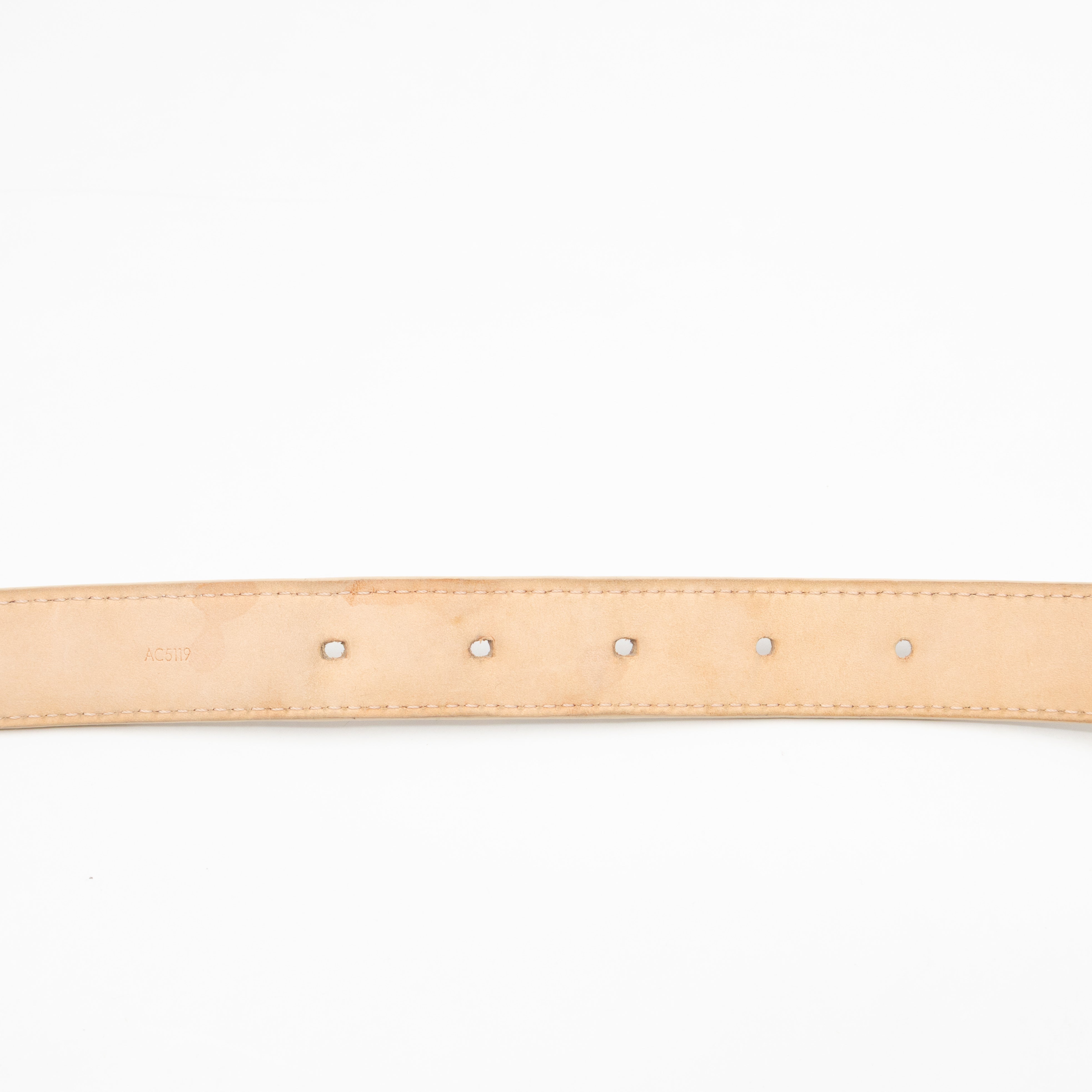 Ceinture Belt Mini Damier Azur 75 cm