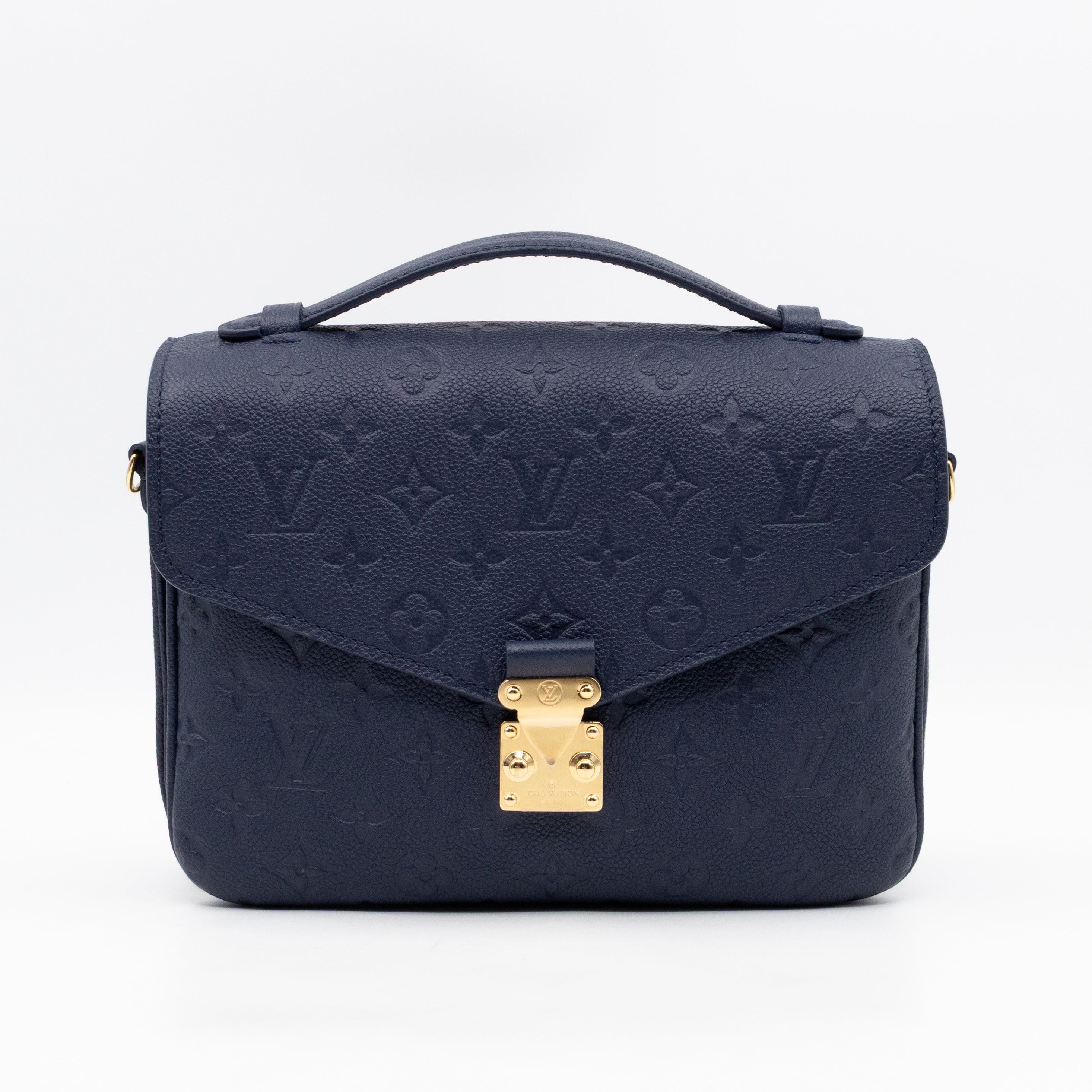Pochette Metis Navy Monogram Empreinte Leather
