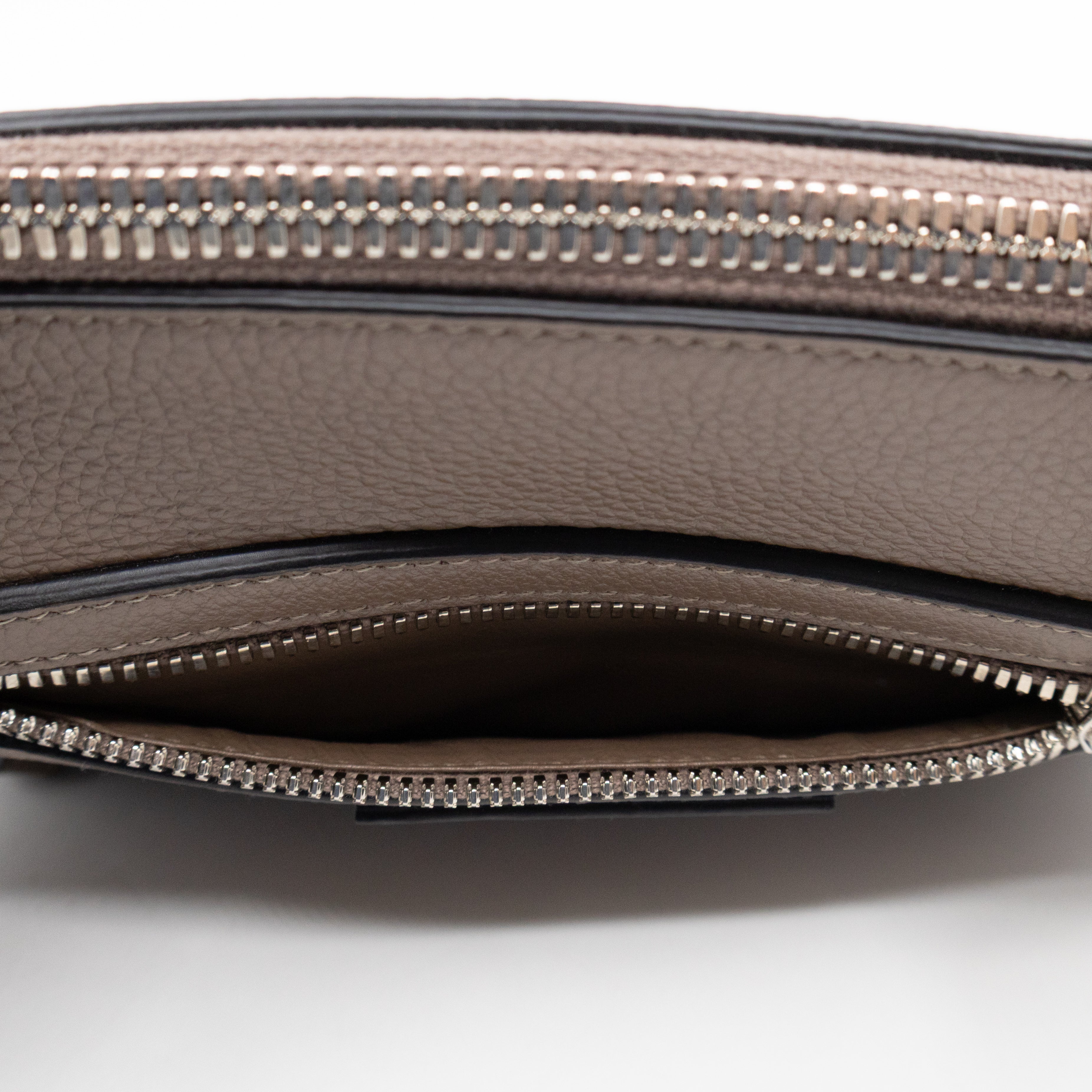 Neo Classic City Crossbody Clutch Brown Leather