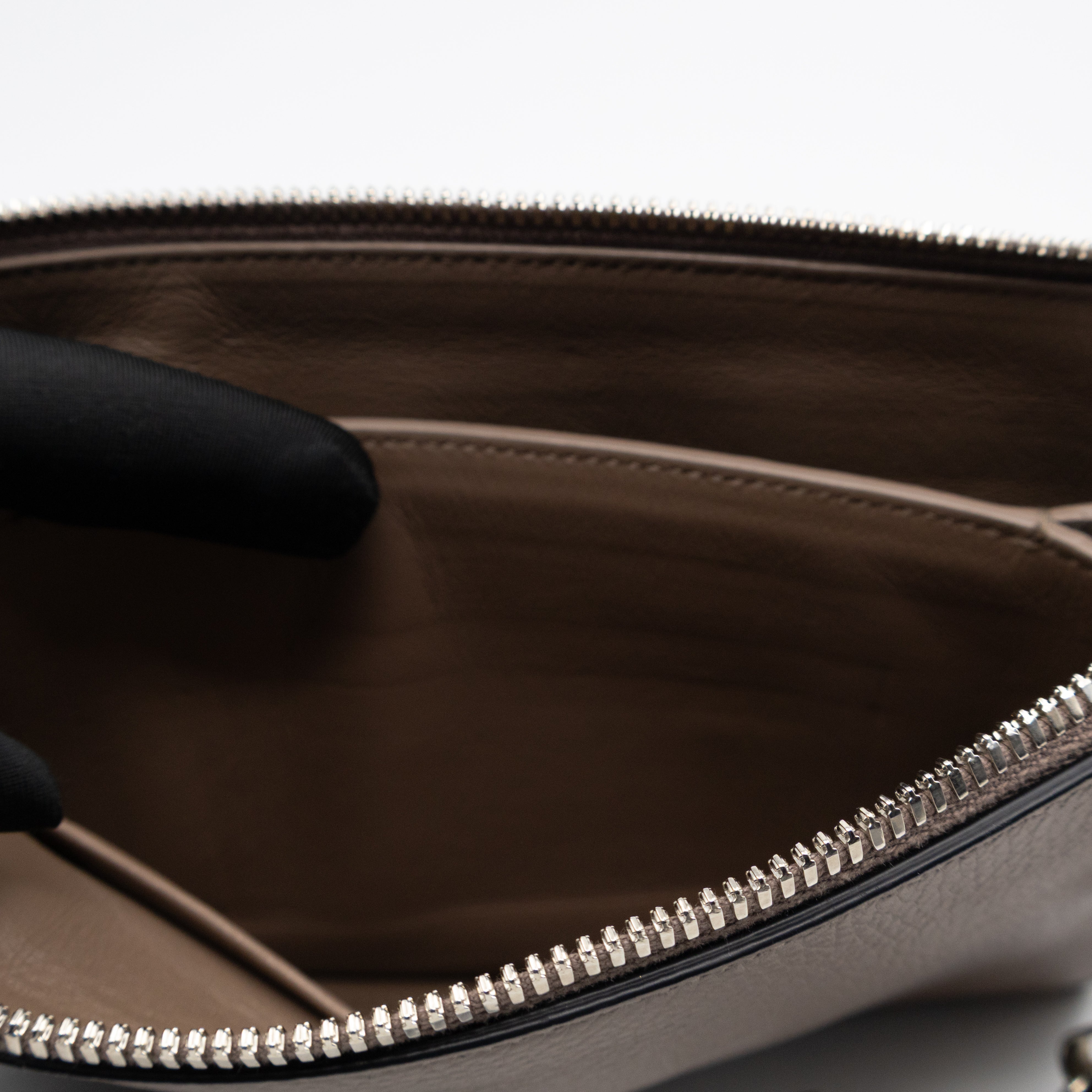 Neo Classic City Crossbody Clutch Brown Leather