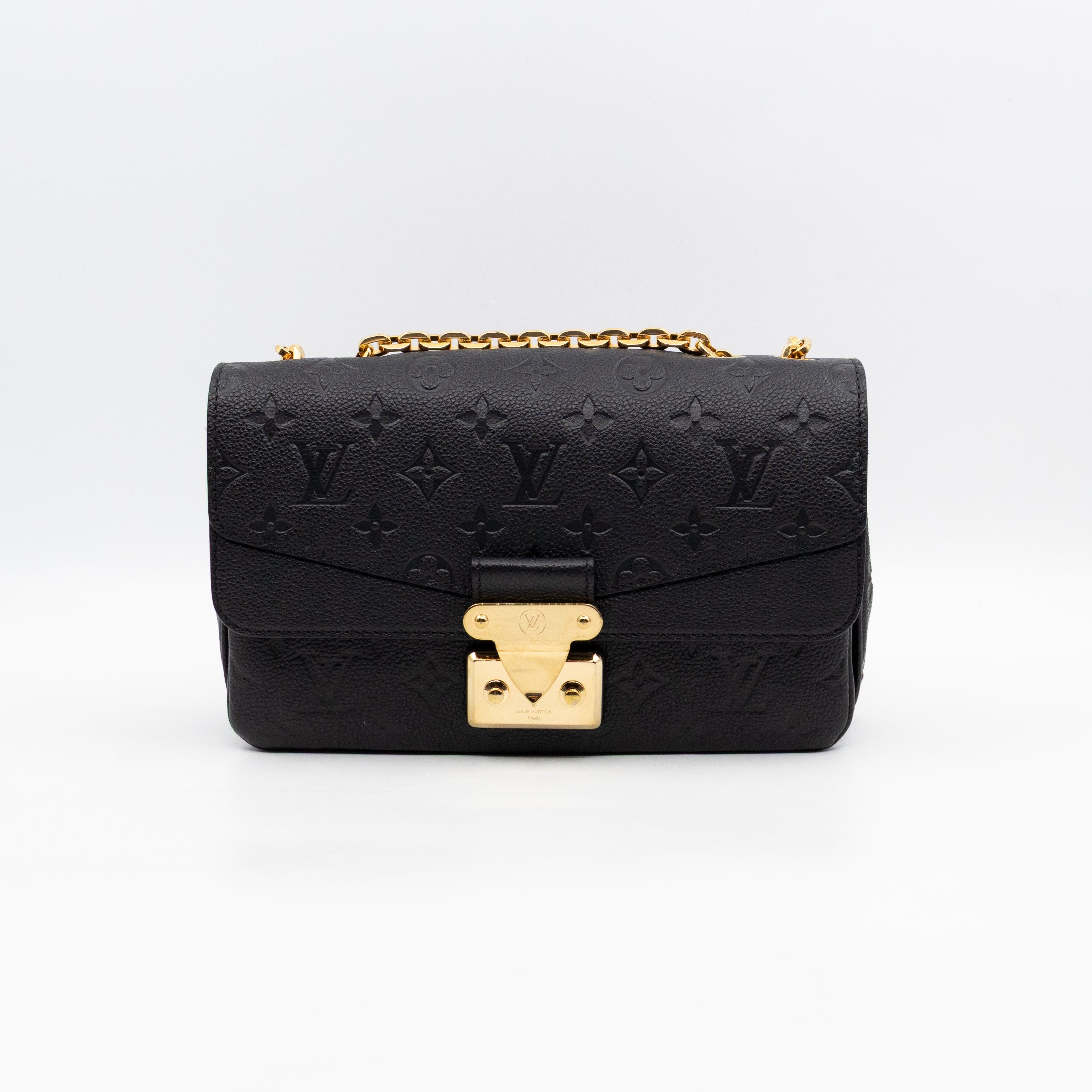 Marceau Black Monogram Empreinte Leather