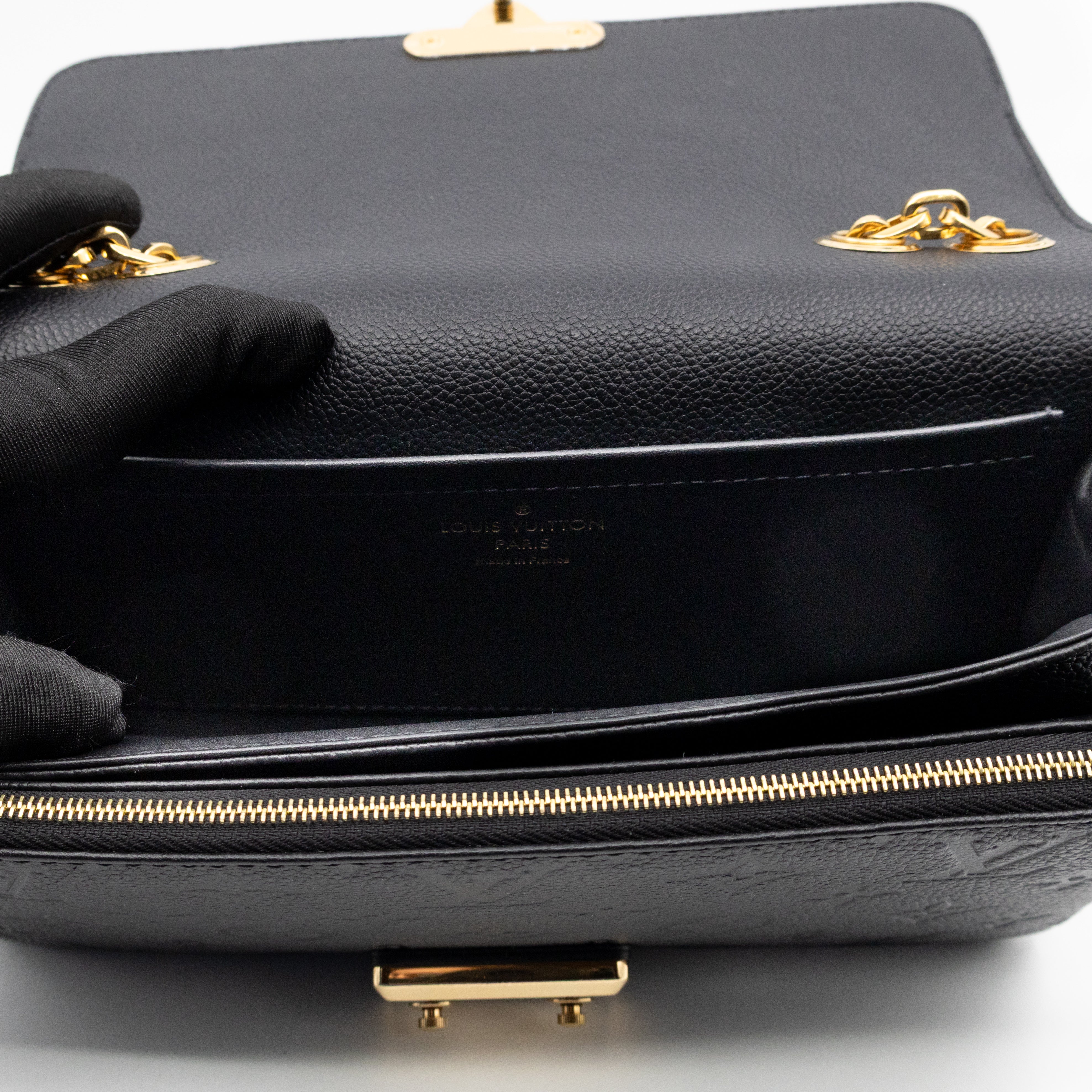 Marceau Black Monogram Empreinte Leather