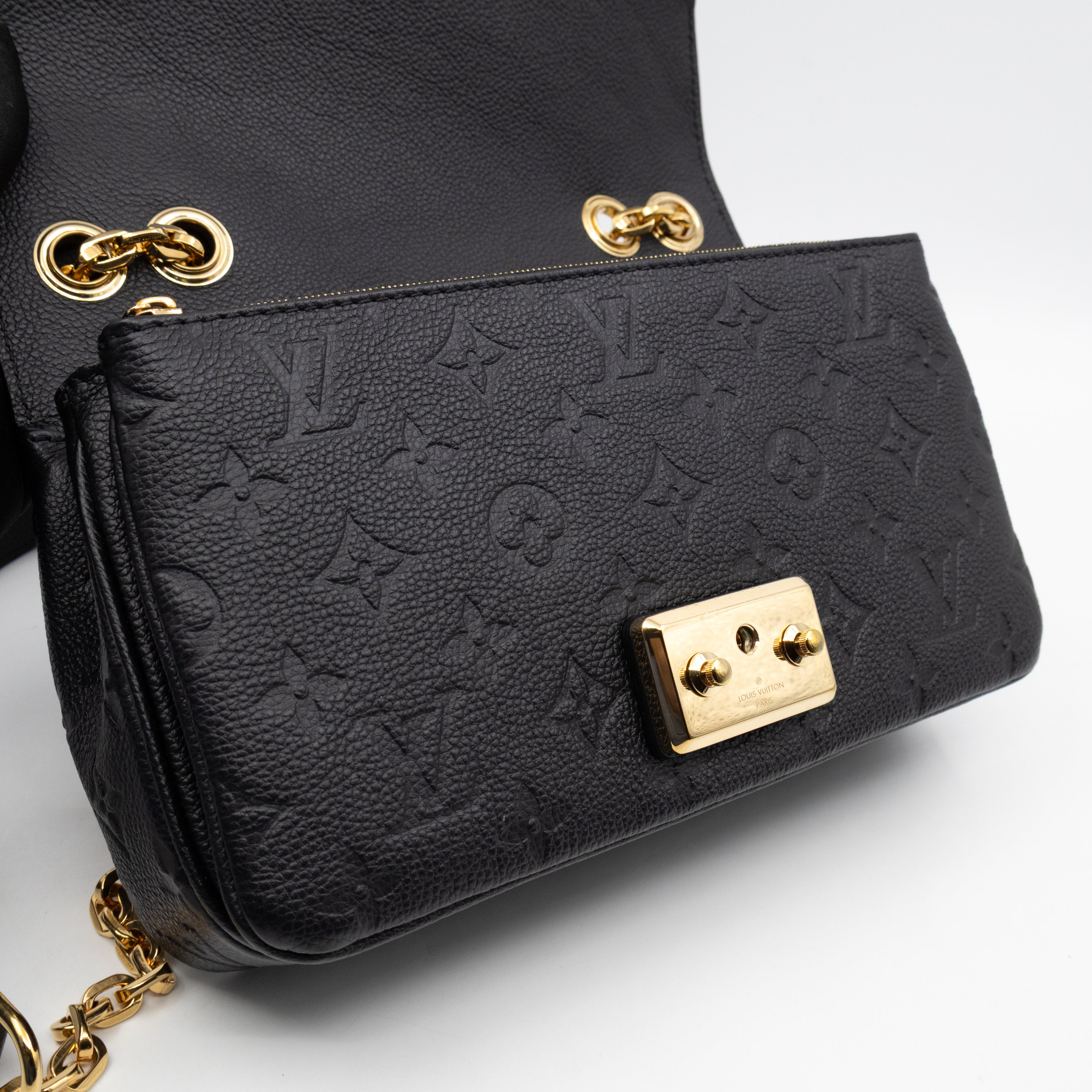 Marceau Black Monogram Empreinte Leather