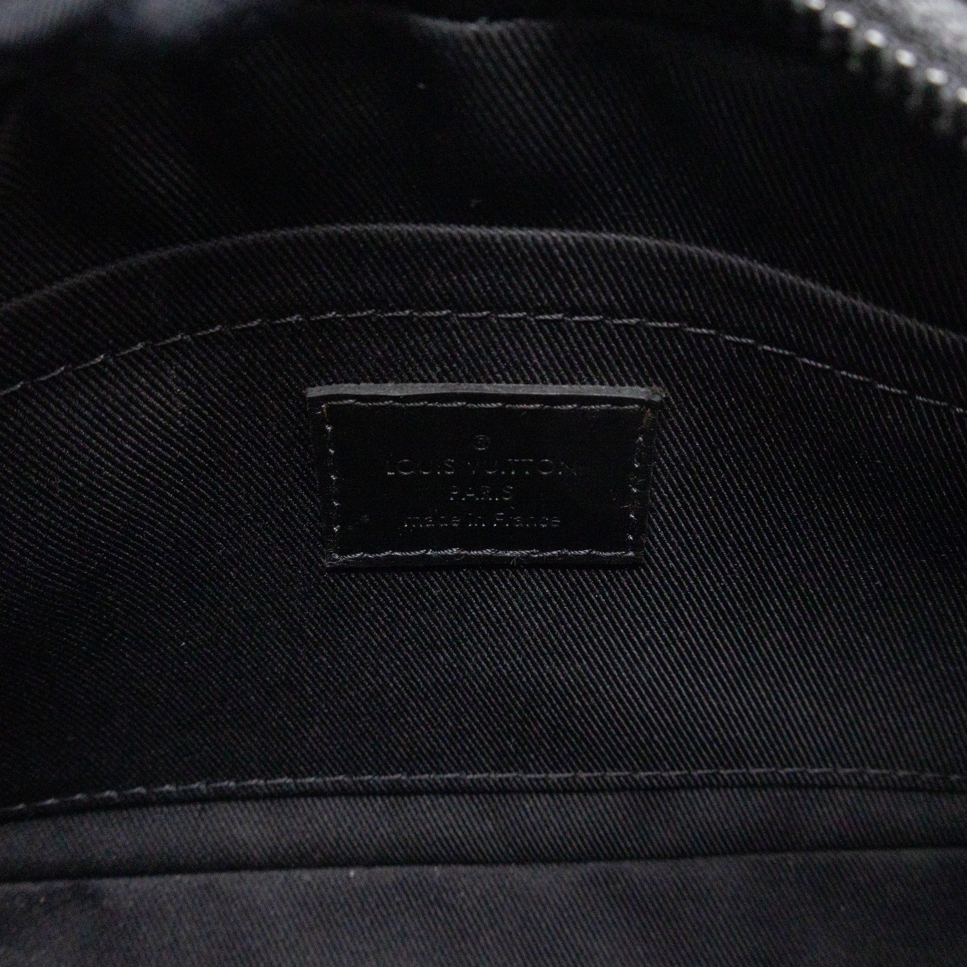 Mini Soft Trunk Bag Black Monogram Embossed Taurillon Leather