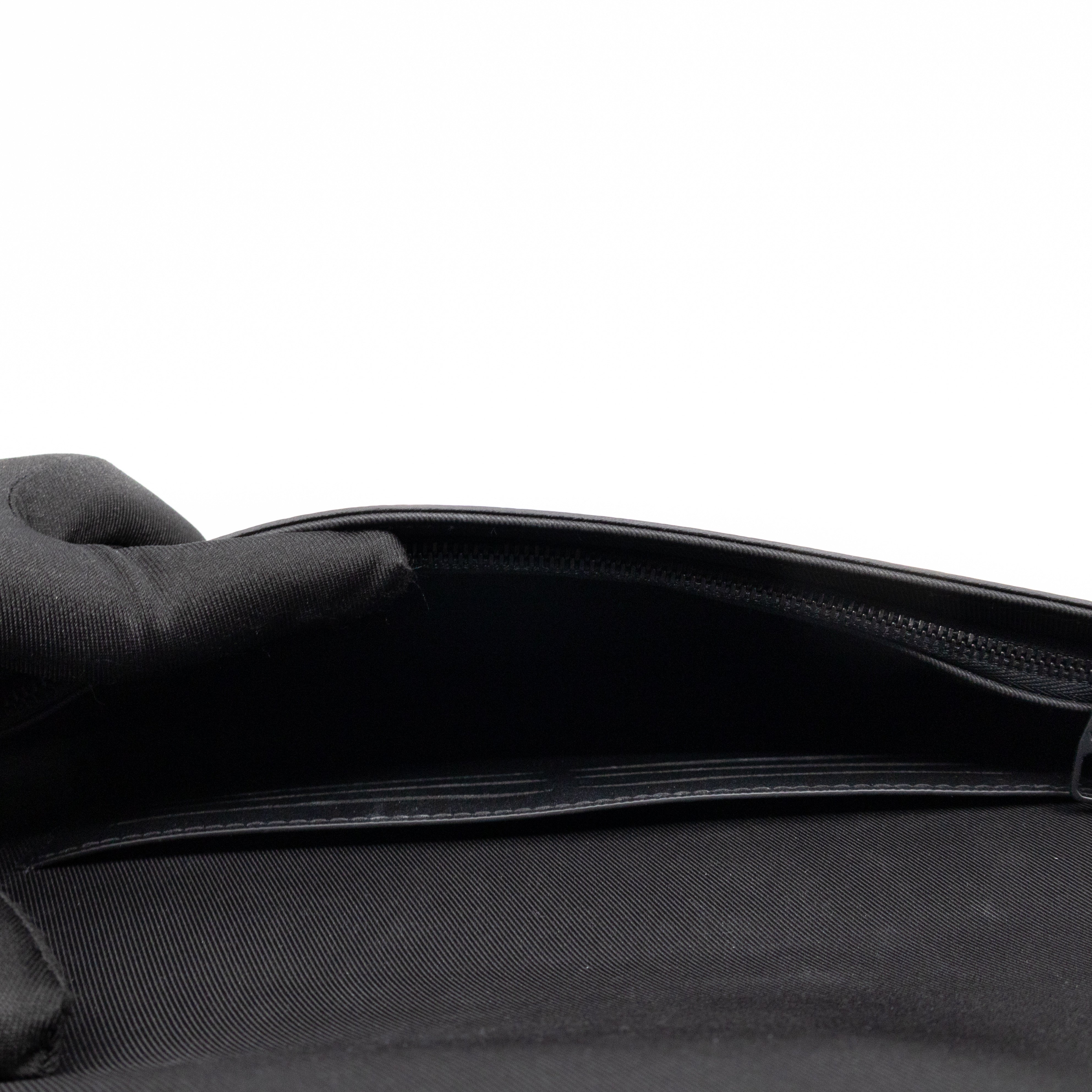 S-lock A4 Pouch Monogram Macassar