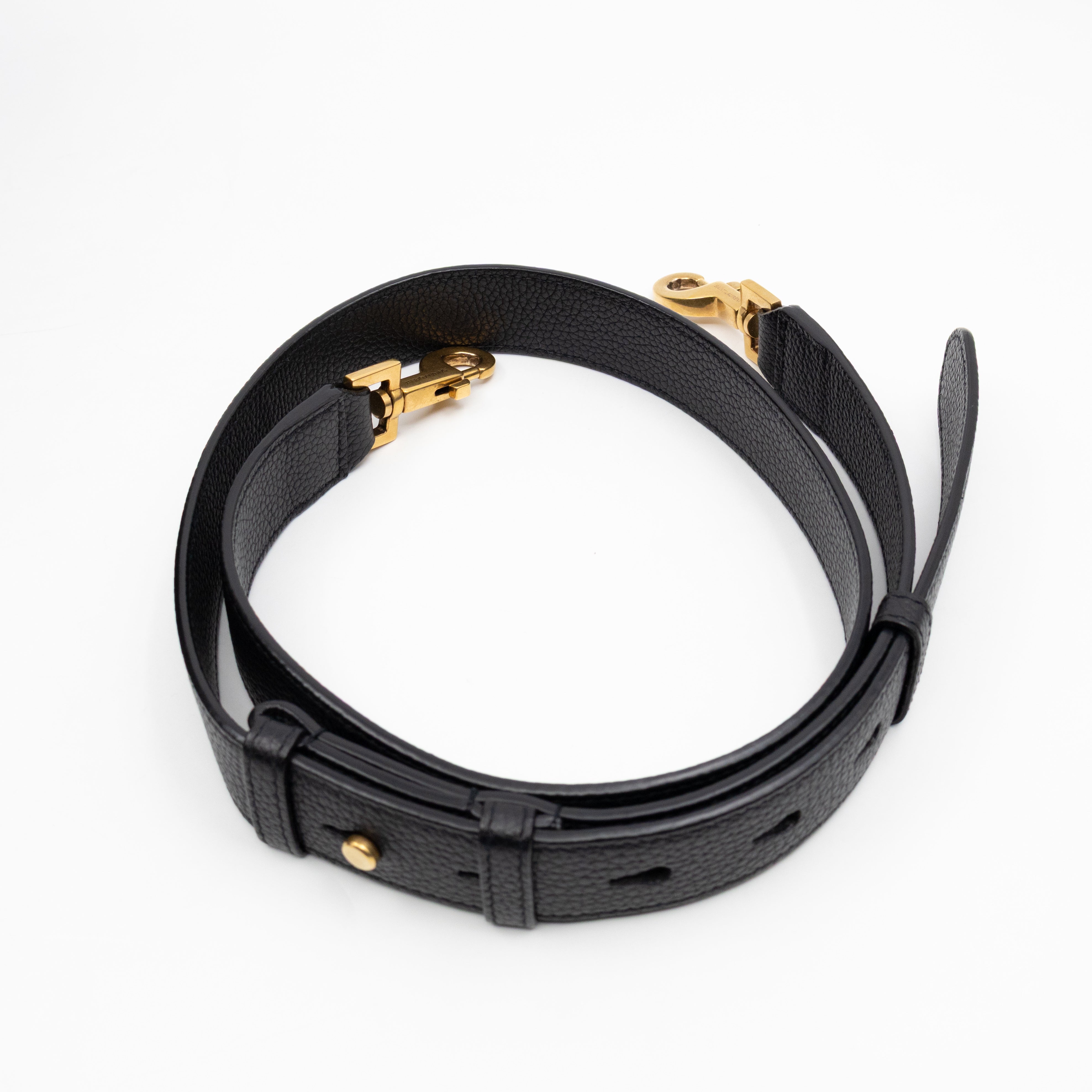 Sac de Jour North South Tote Black Grained Leather