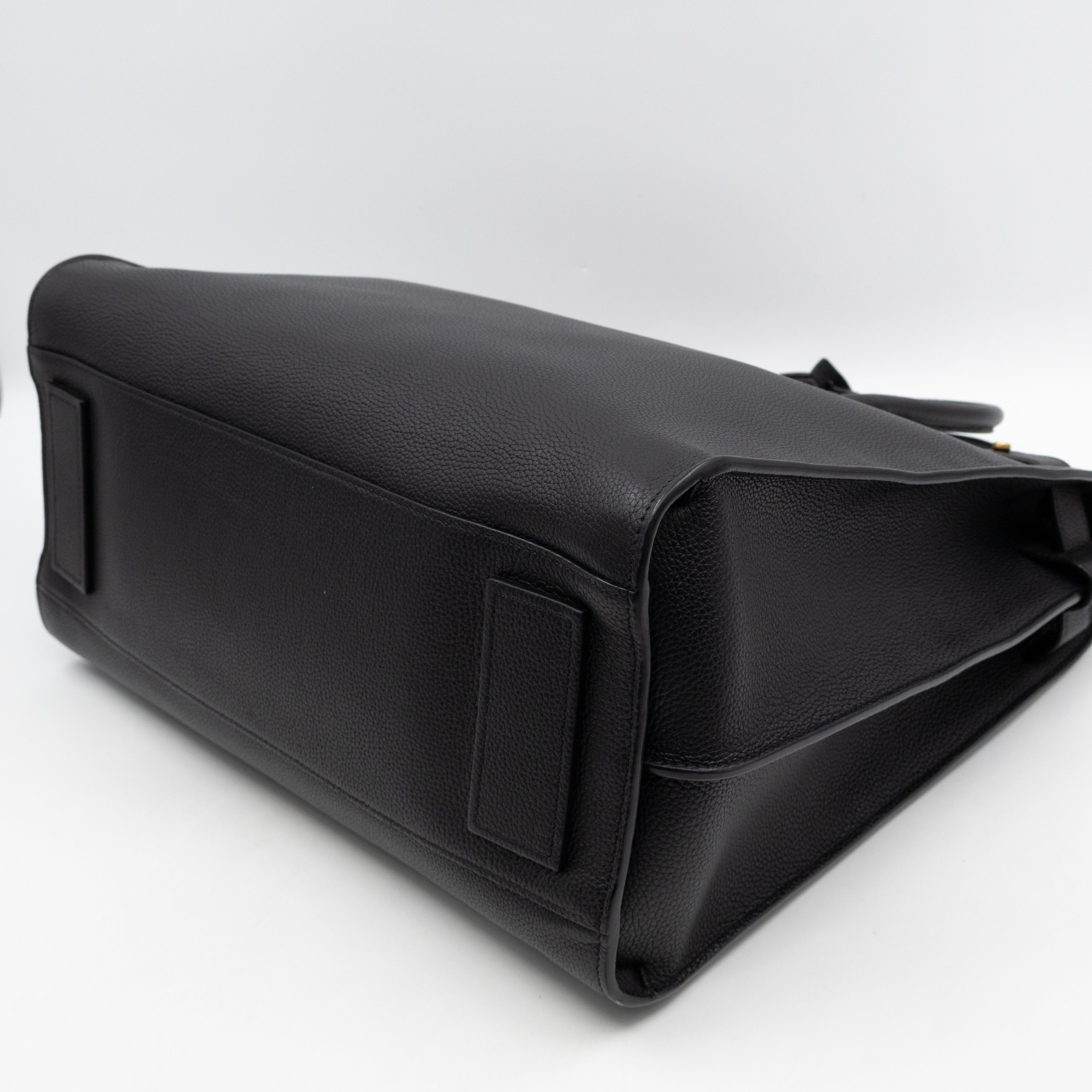 Sac de Jour North South Tote Black Grained Leather