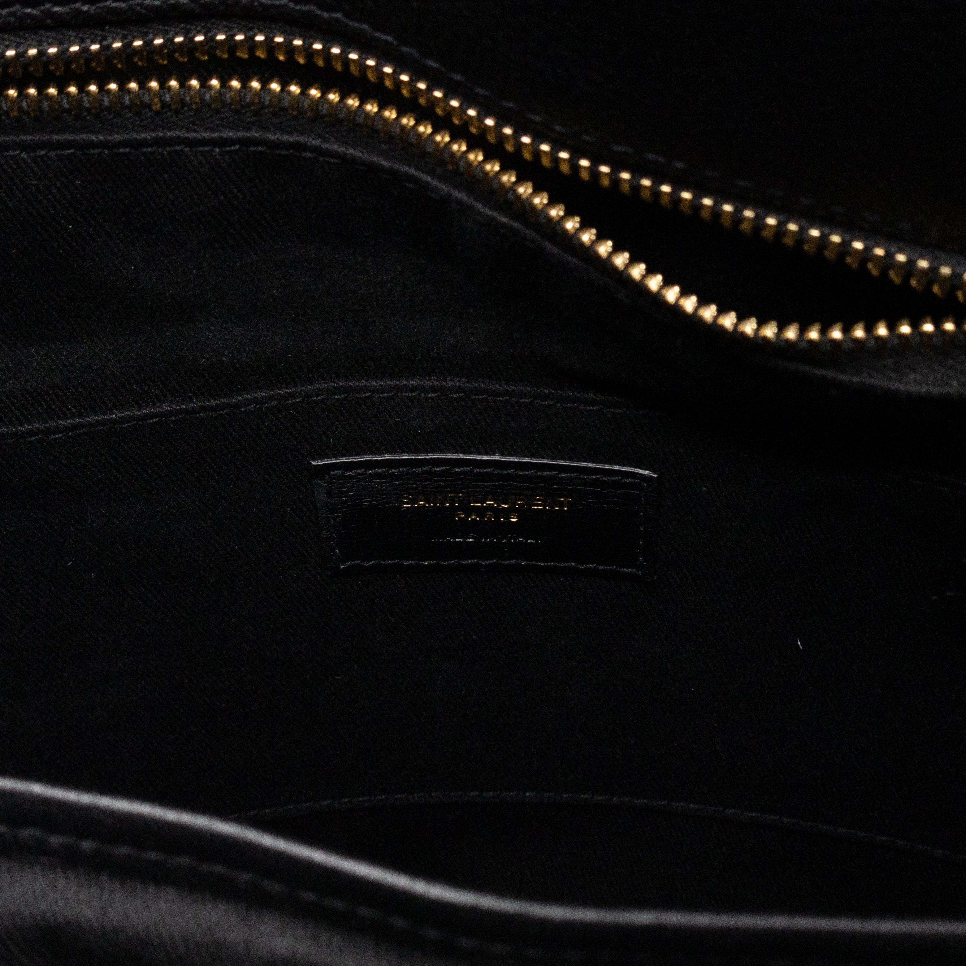 Sac de Jour North South Tote Black Grained Leather