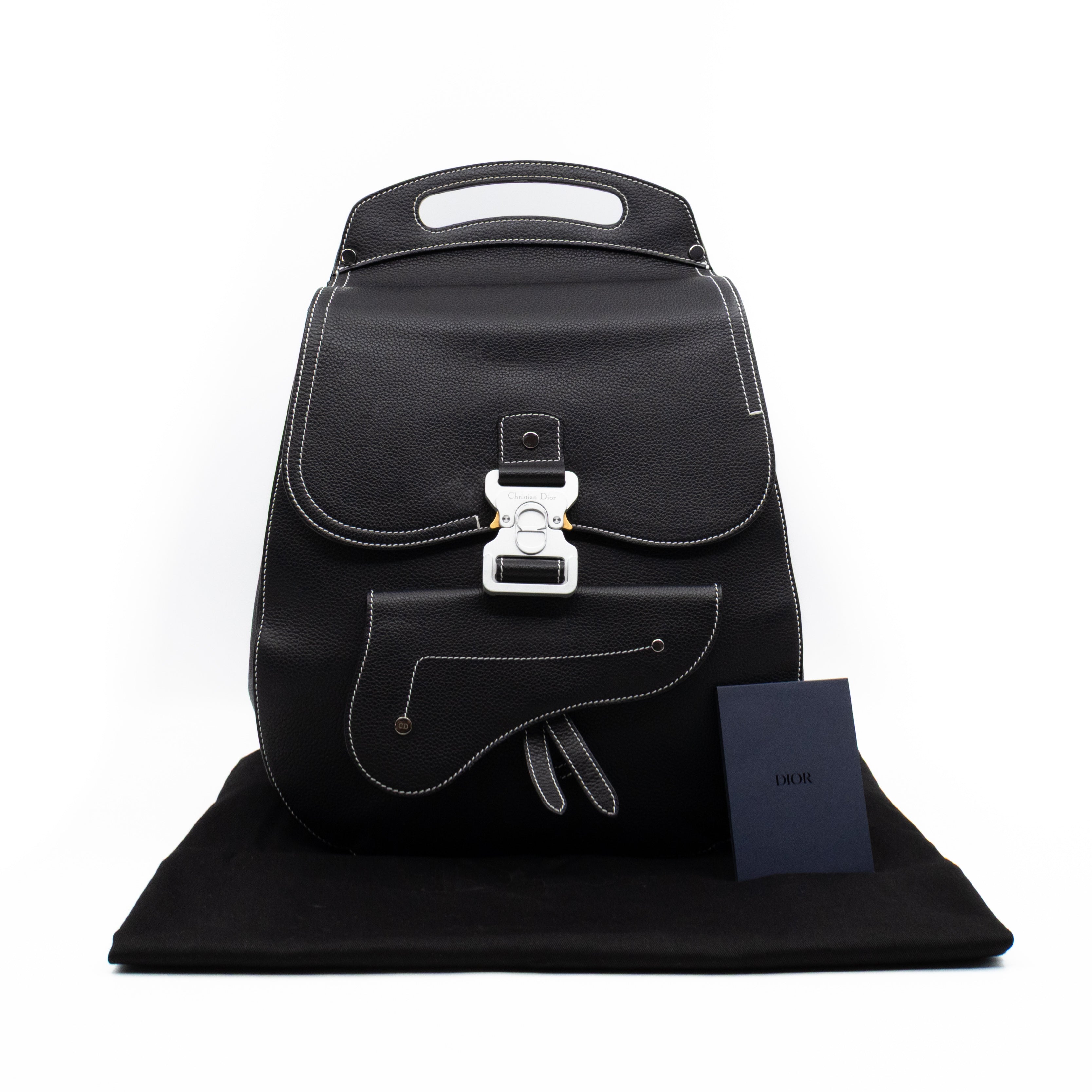 Gallop Backpack Black Leather