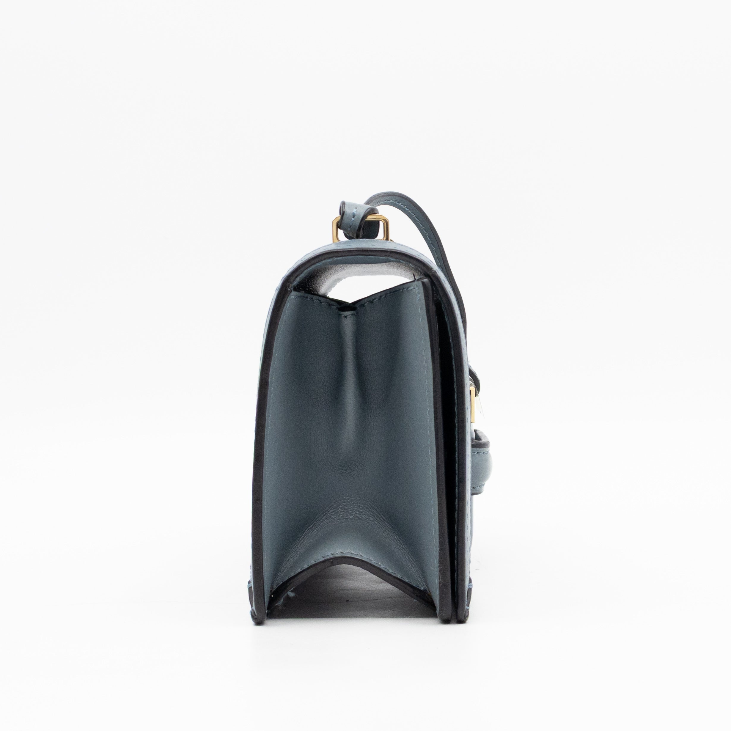 Small Barcelona Slate Blue Leather