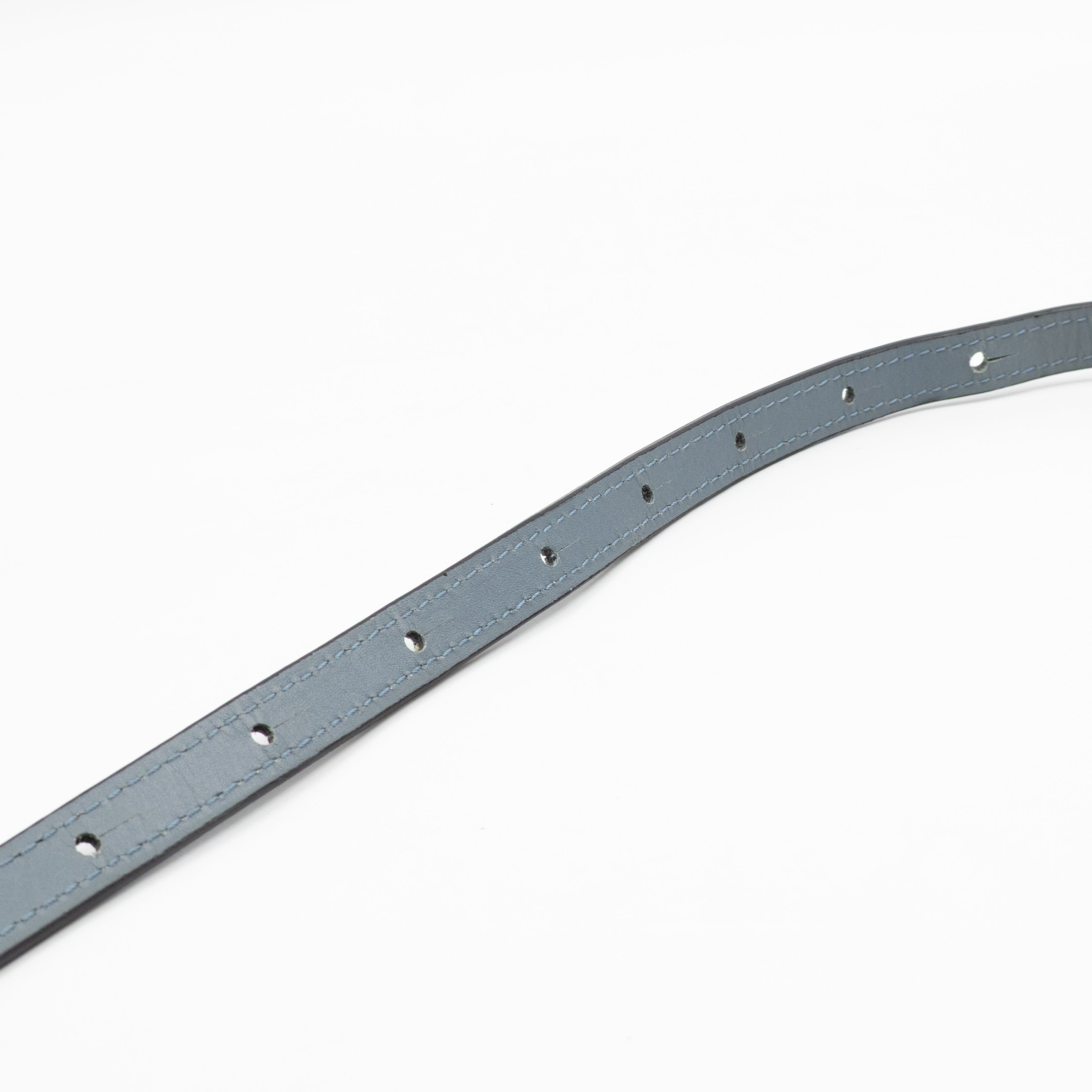 Small Barcelona Slate Blue Leather