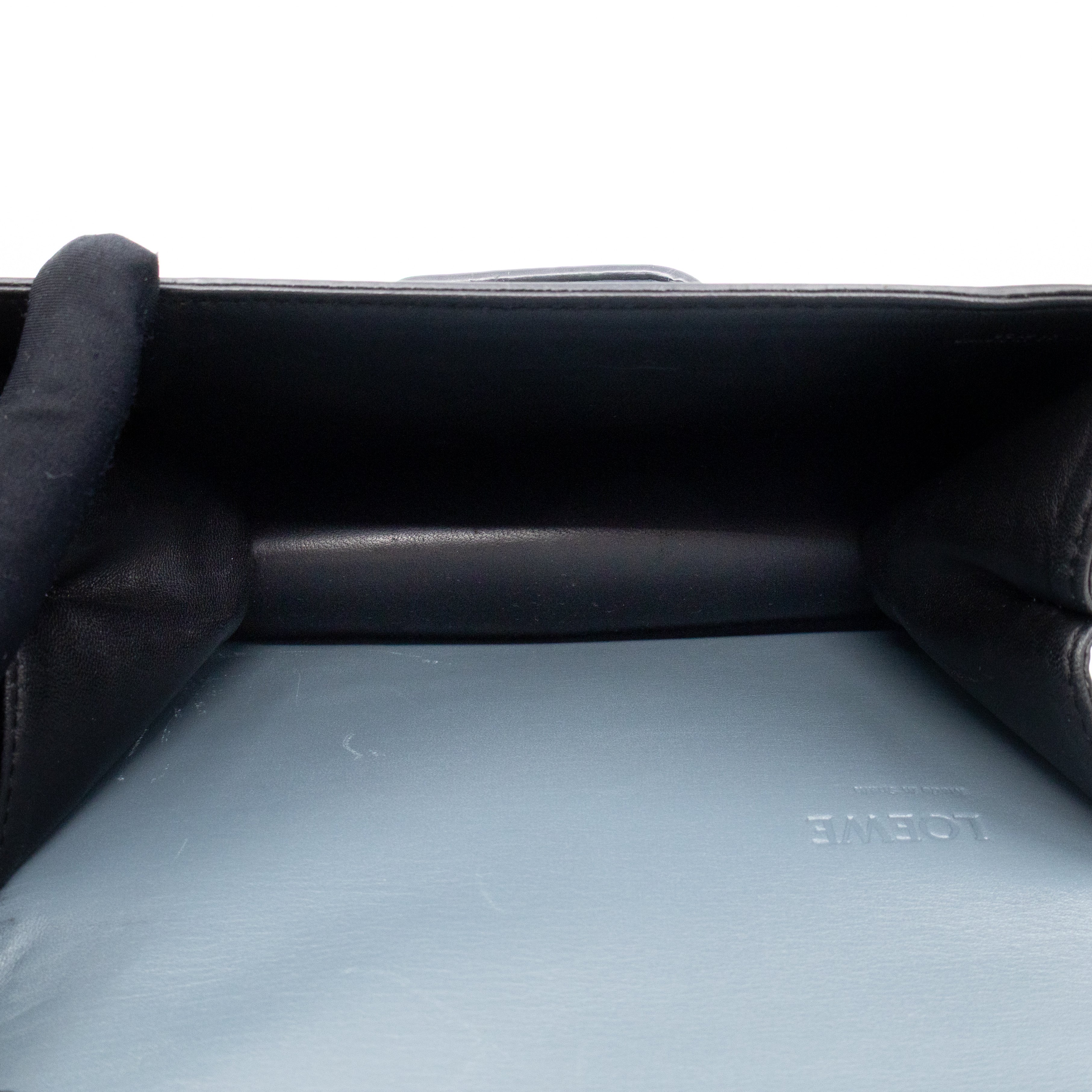 Small Barcelona Slate Blue Leather