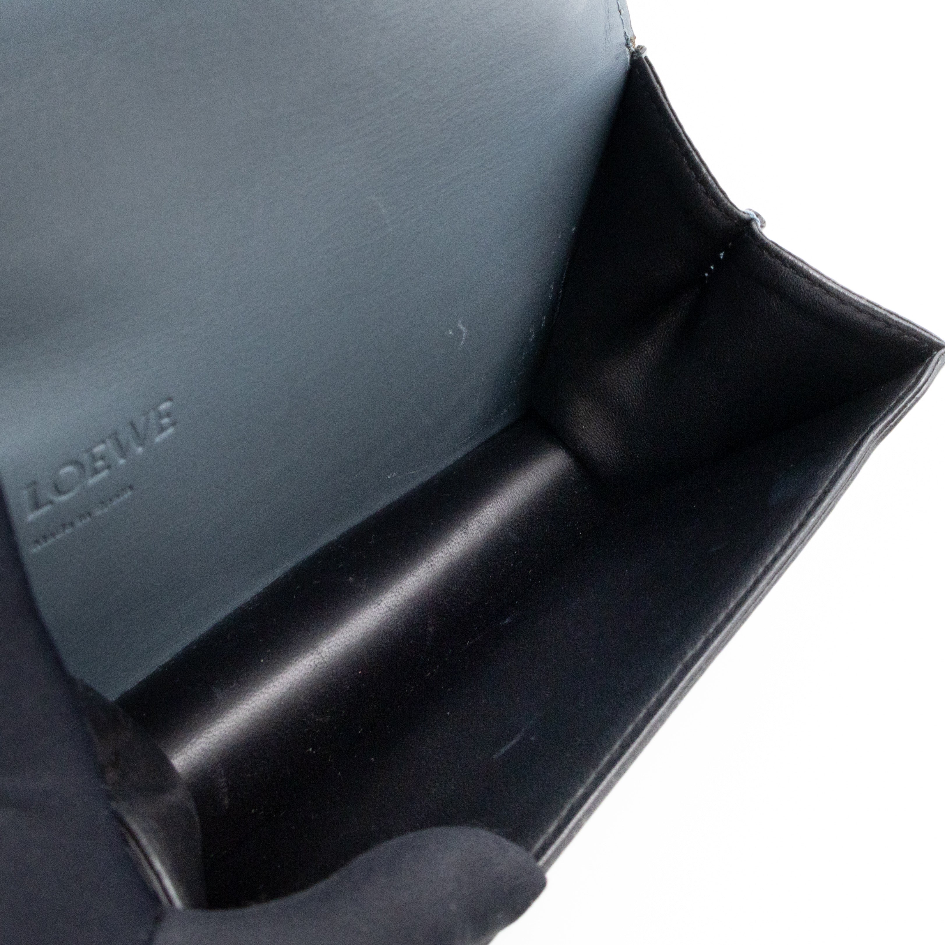 Small Barcelona Slate Blue Leather