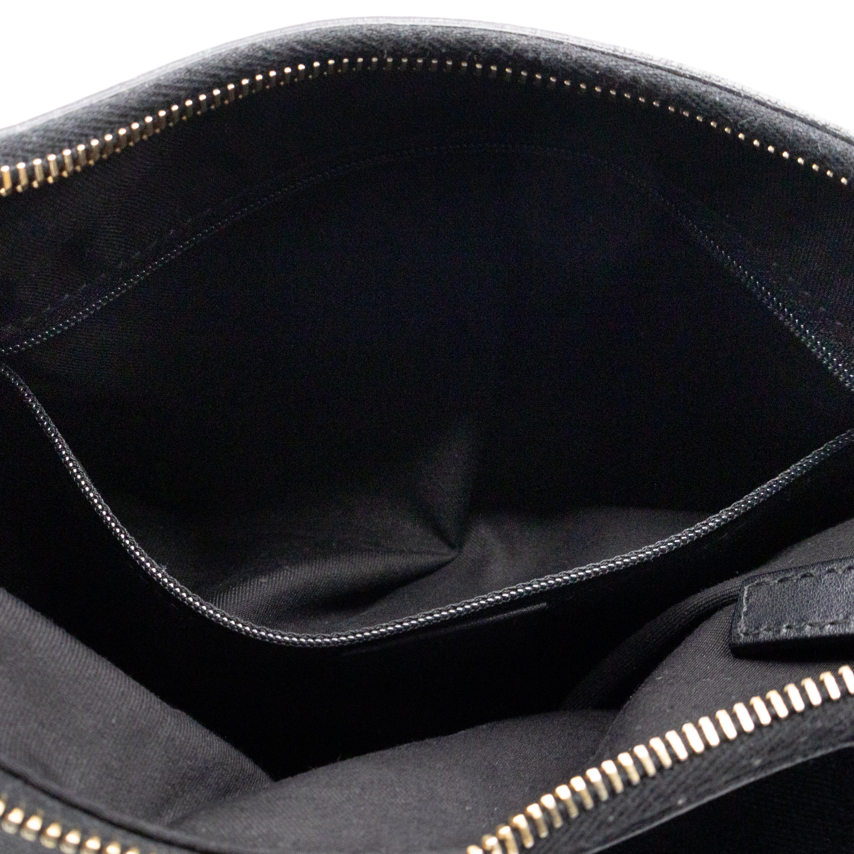 Abbey D-Ring Shoulder Bag Black GG Canvas