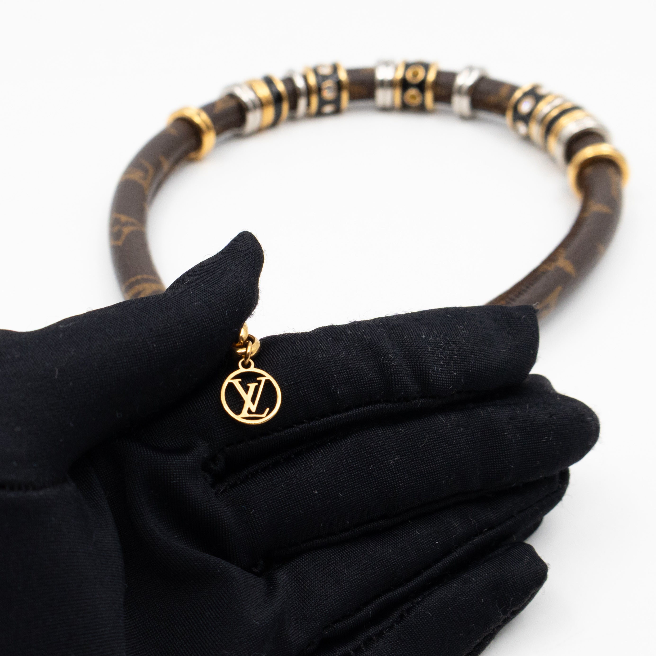 Wild LV Strass Necklace Monogram