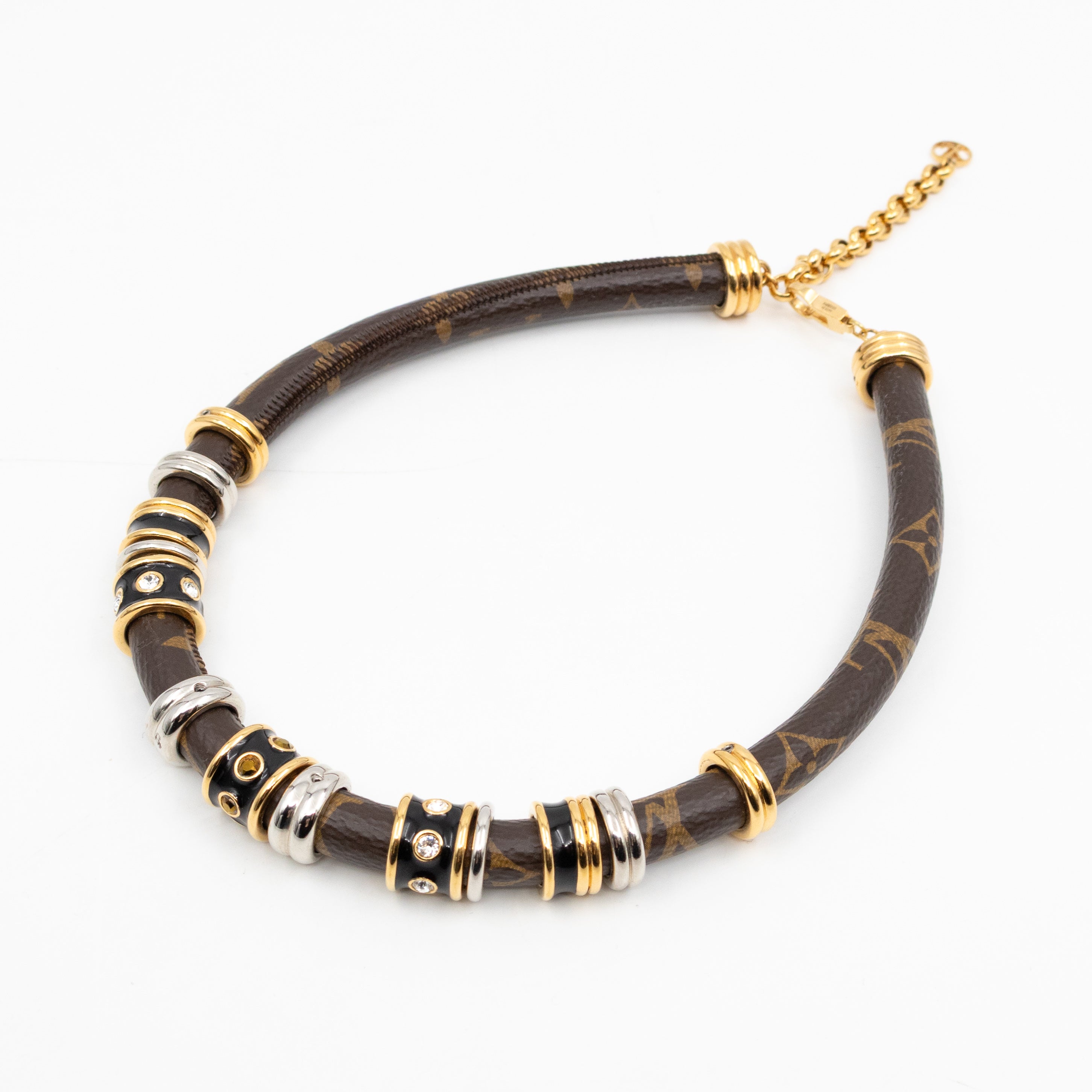 Wild LV Strass Necklace Monogram