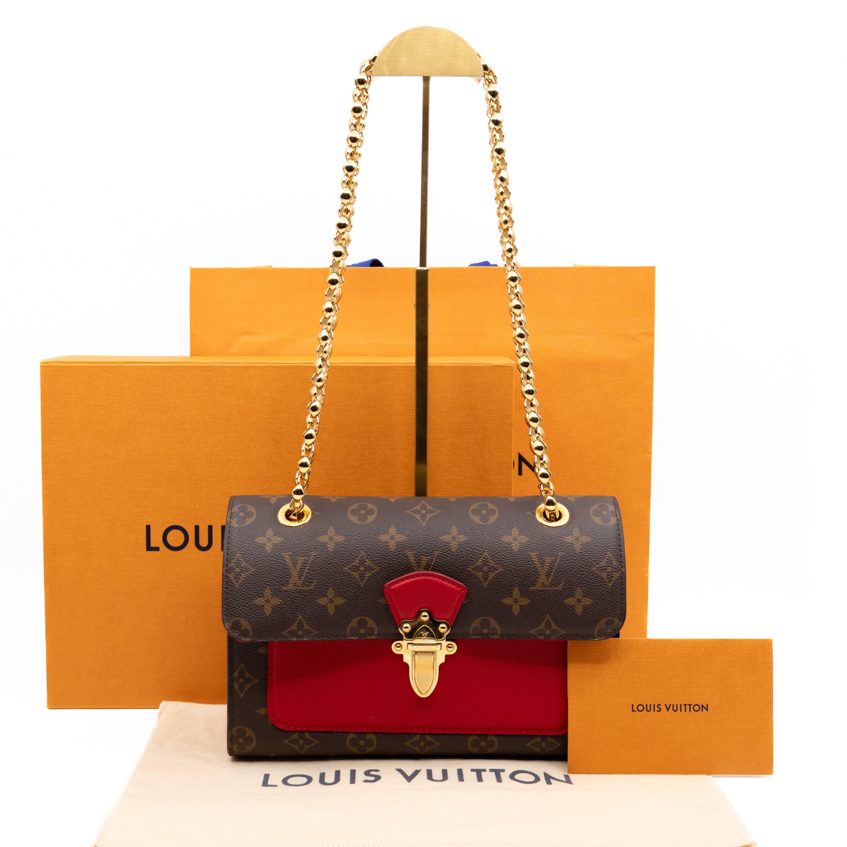 Victoire Monogram Red