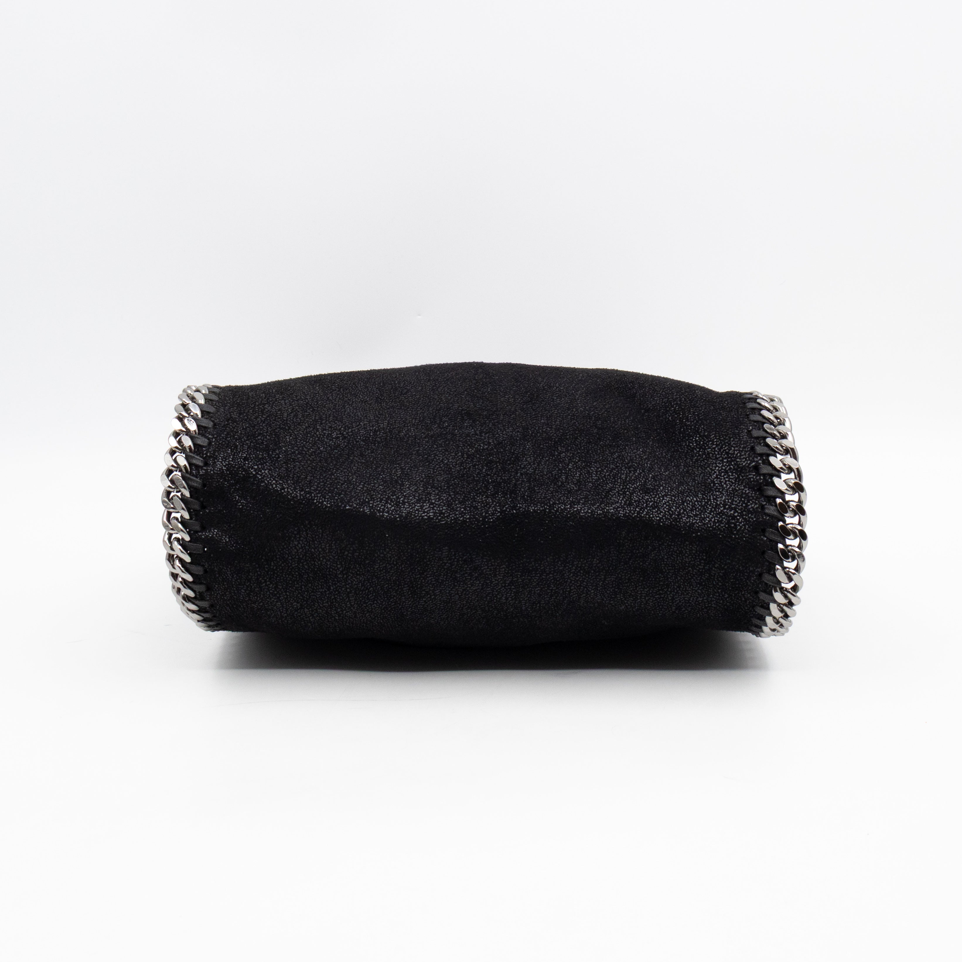 Falabella Fold Over Mini Tote Black