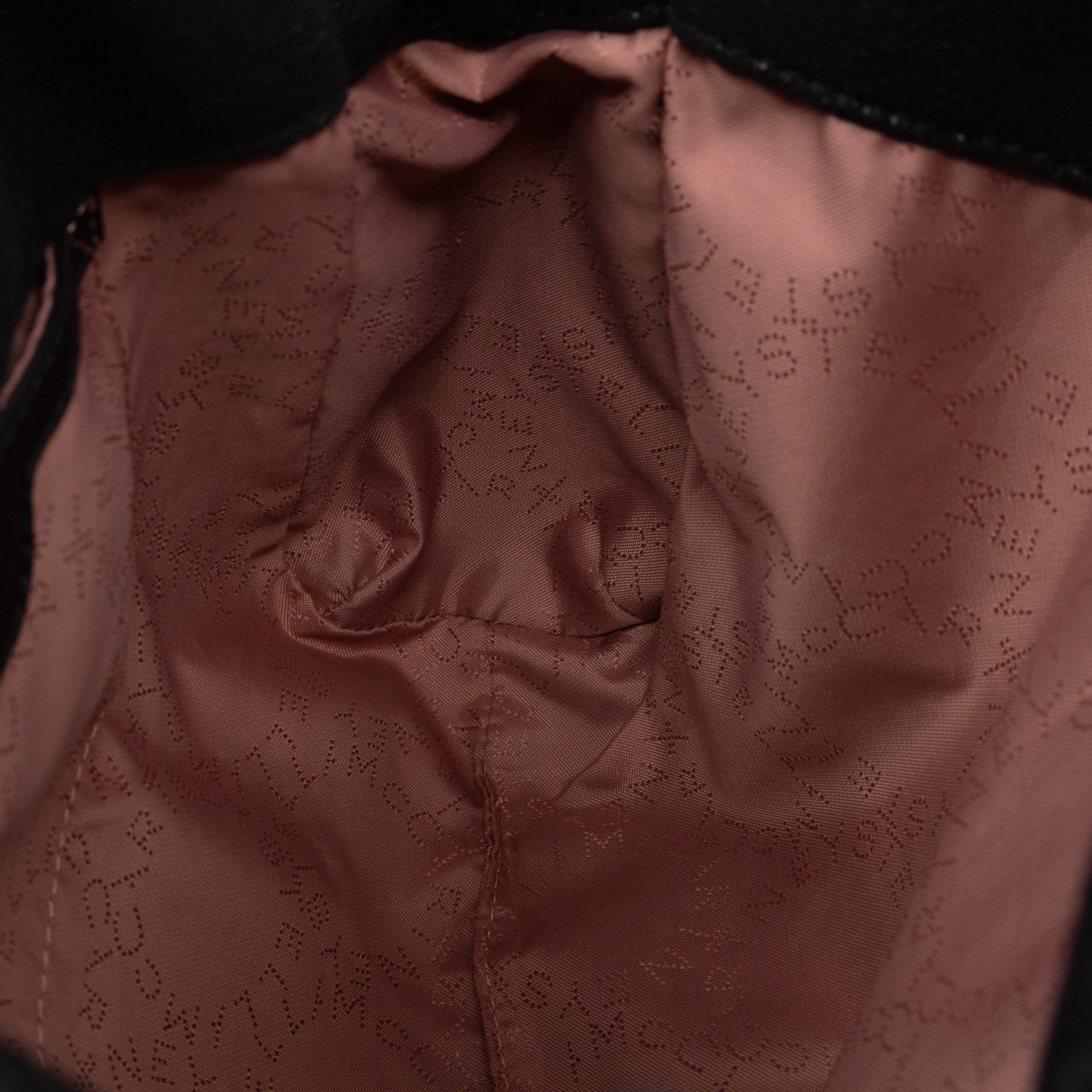 Falabella Fold Over Mini Tote Black