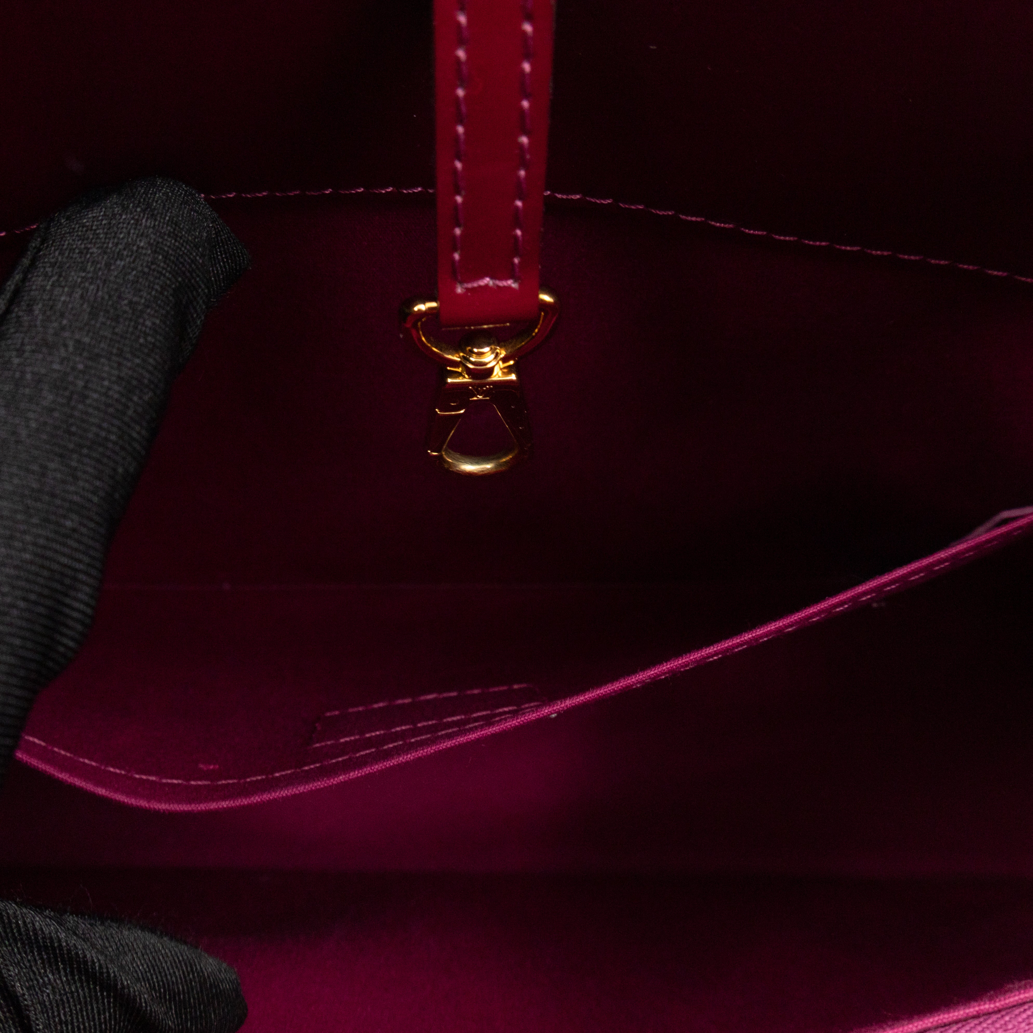 Montaigne MM Fuchsia Vernis