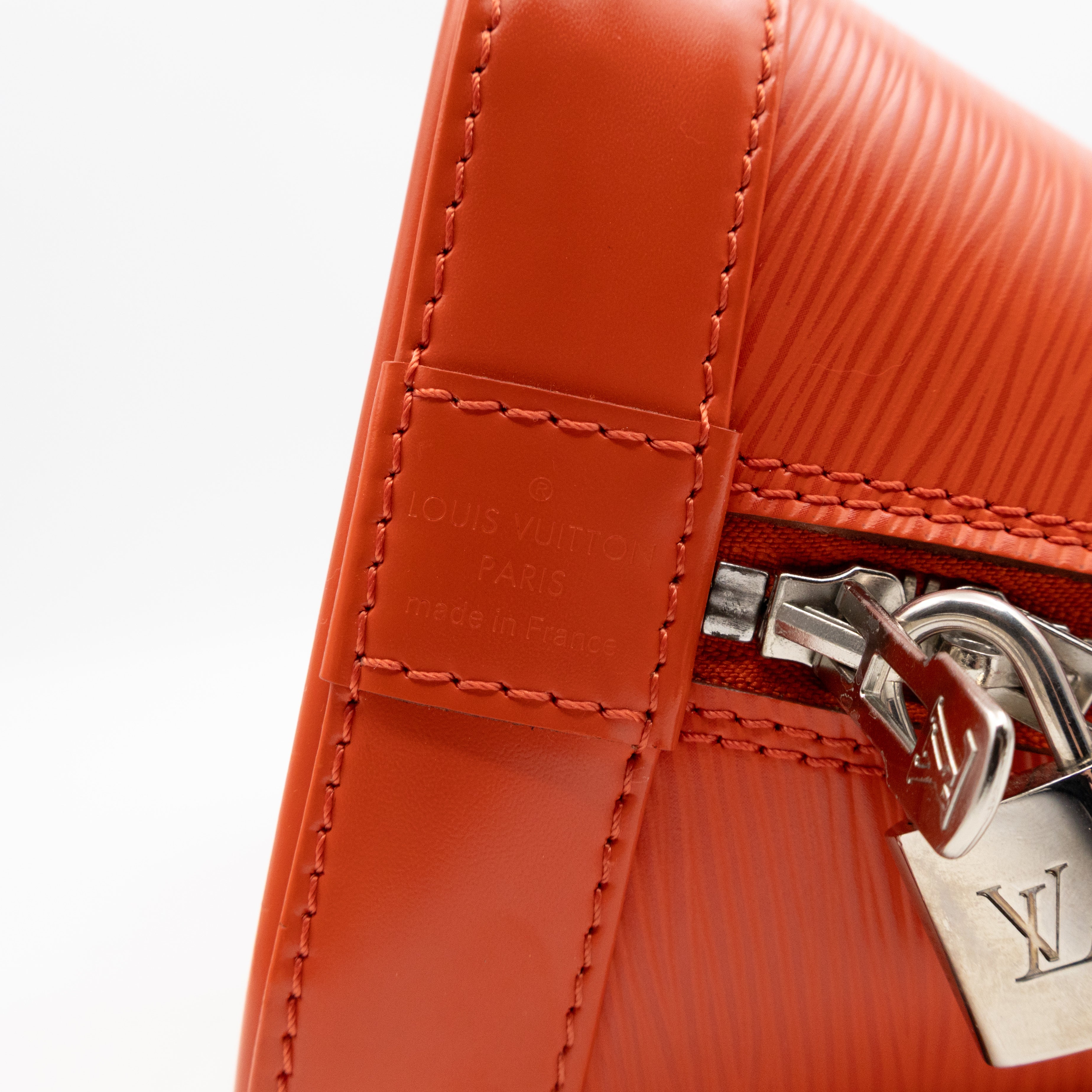 Alma PM Epi Leather Orange