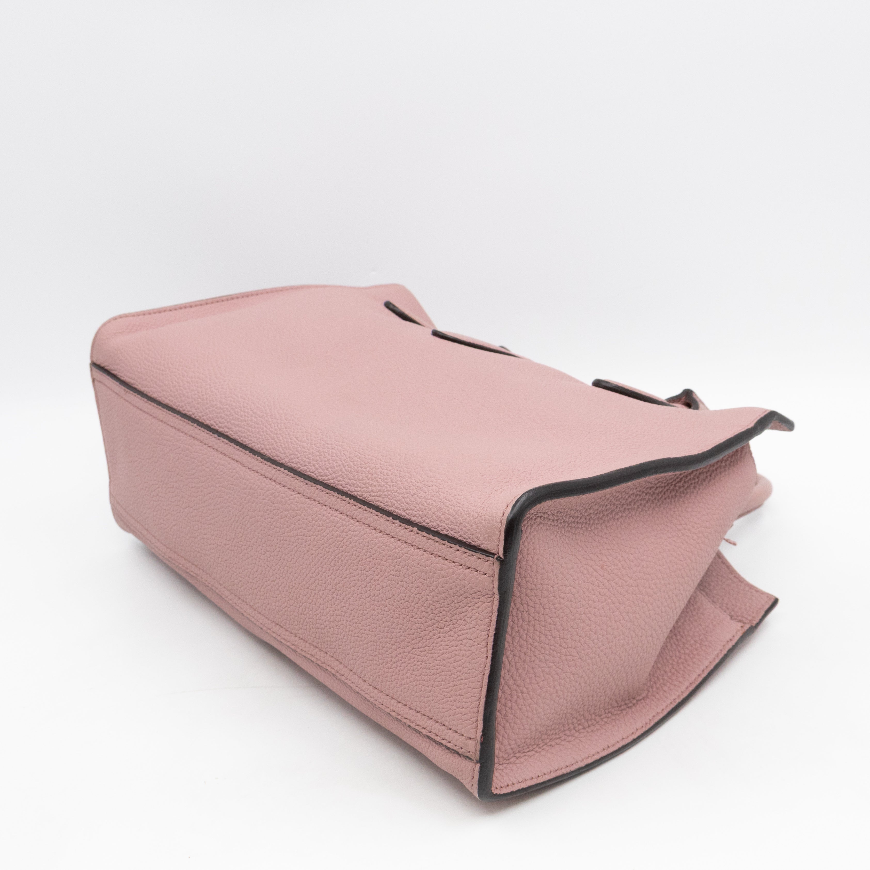 New Jackie Top Handle Bag Pink Leather