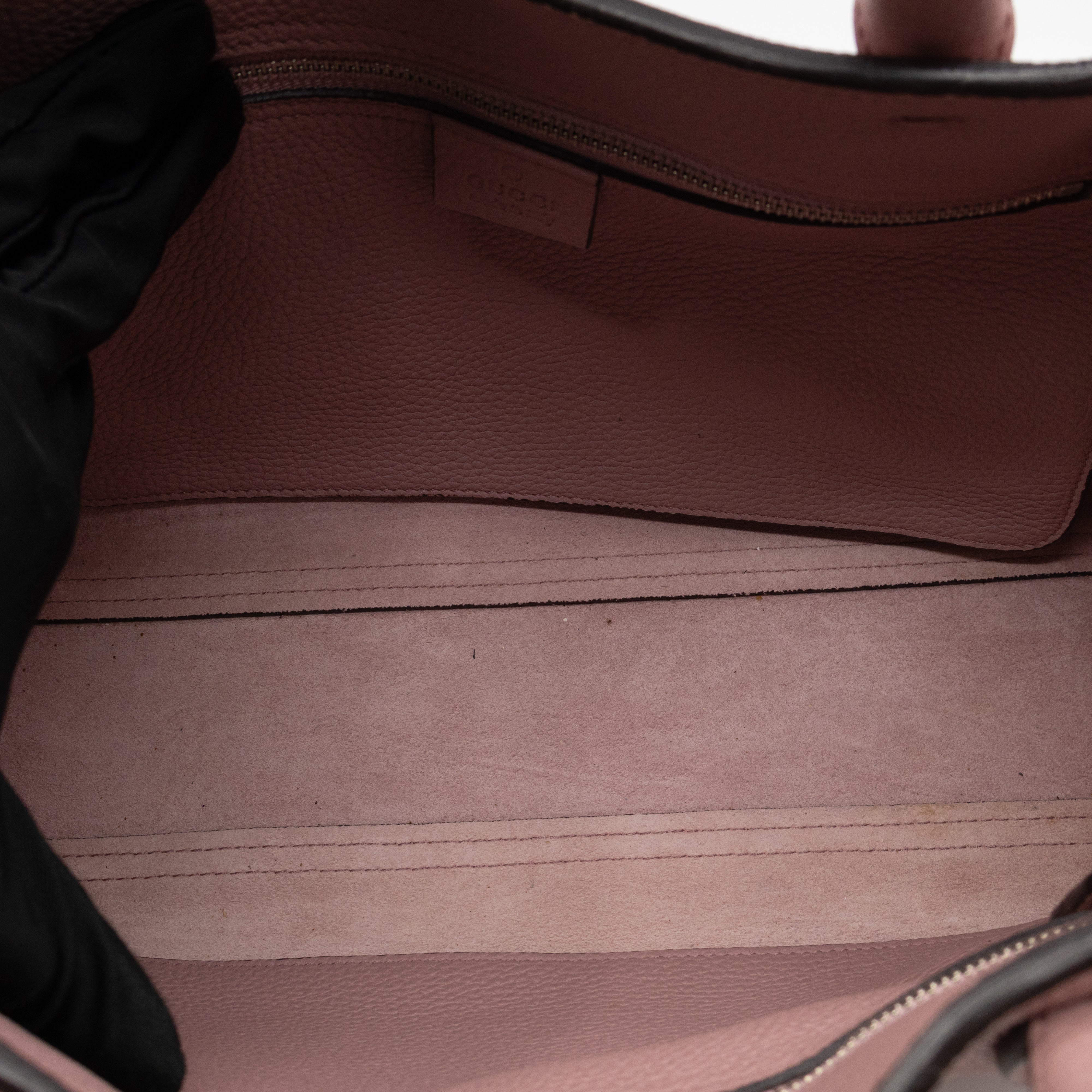 New Jackie Top Handle Bag Pink Leather