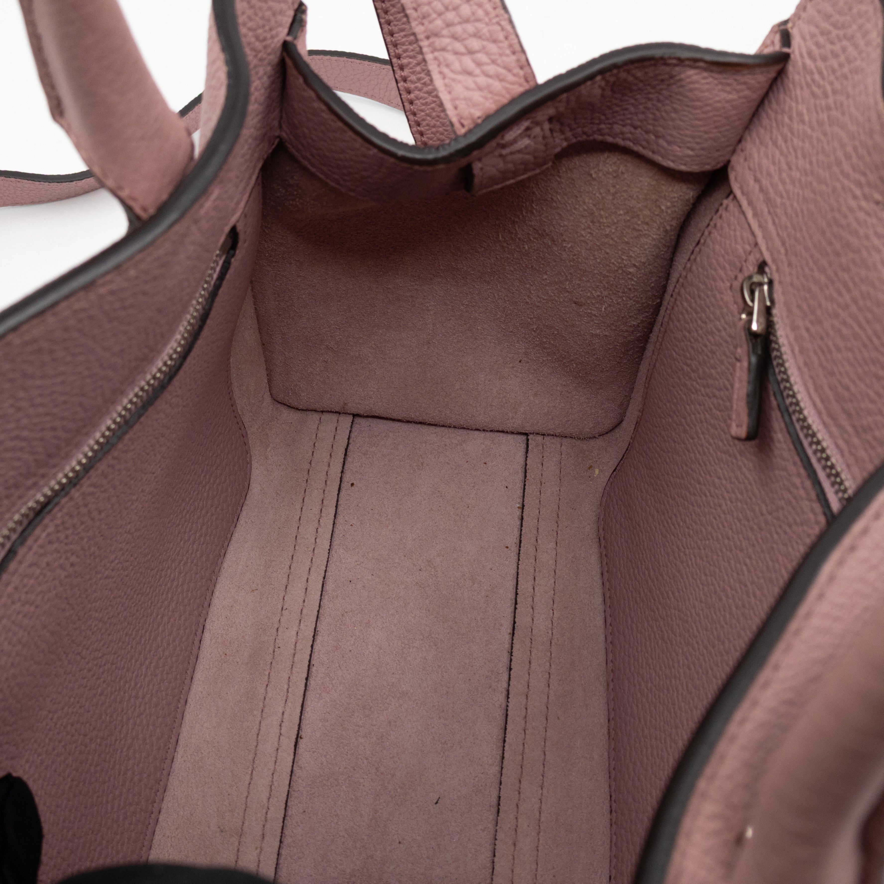 New Jackie Top Handle Bag Pink Leather