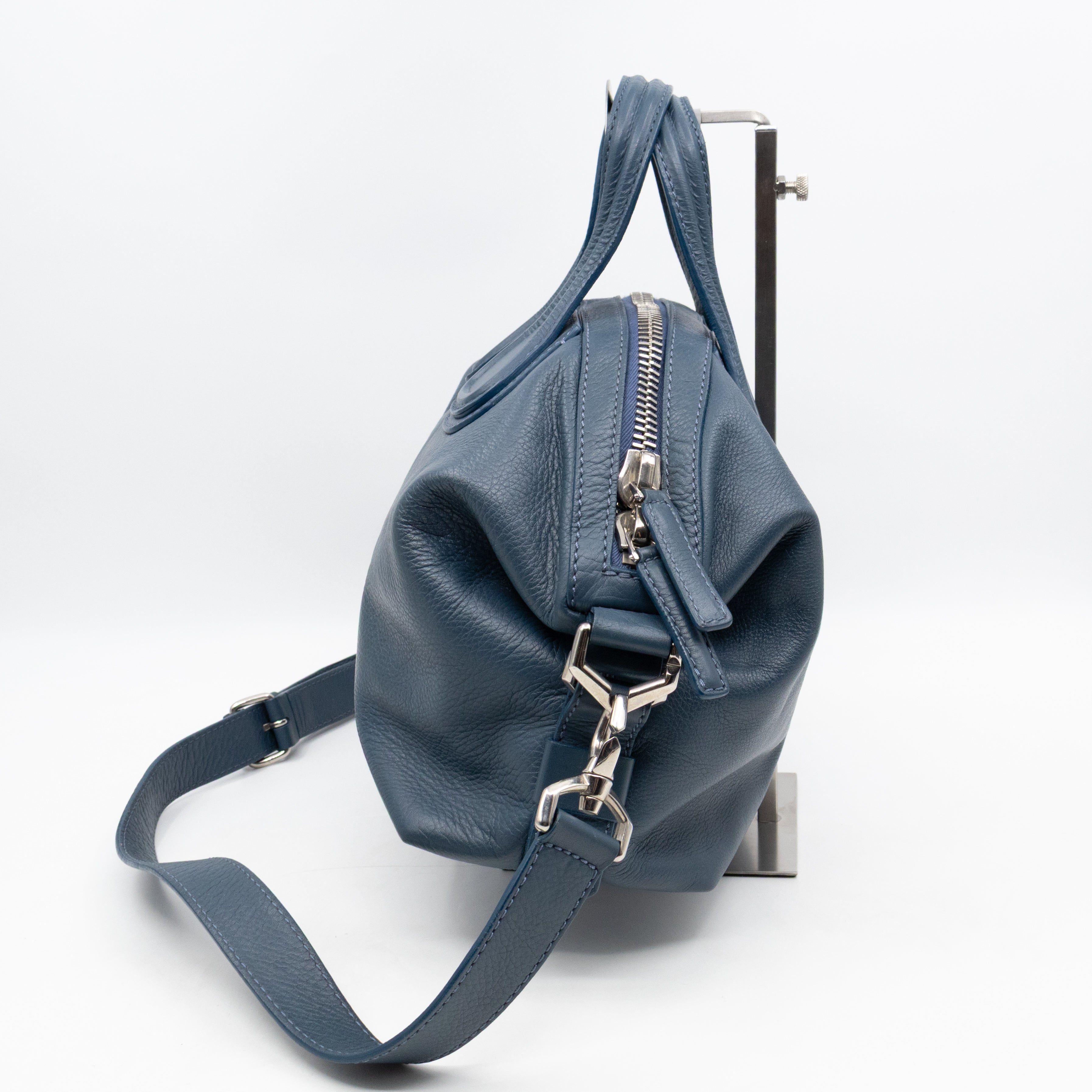 Nightingale Small Blue Leather