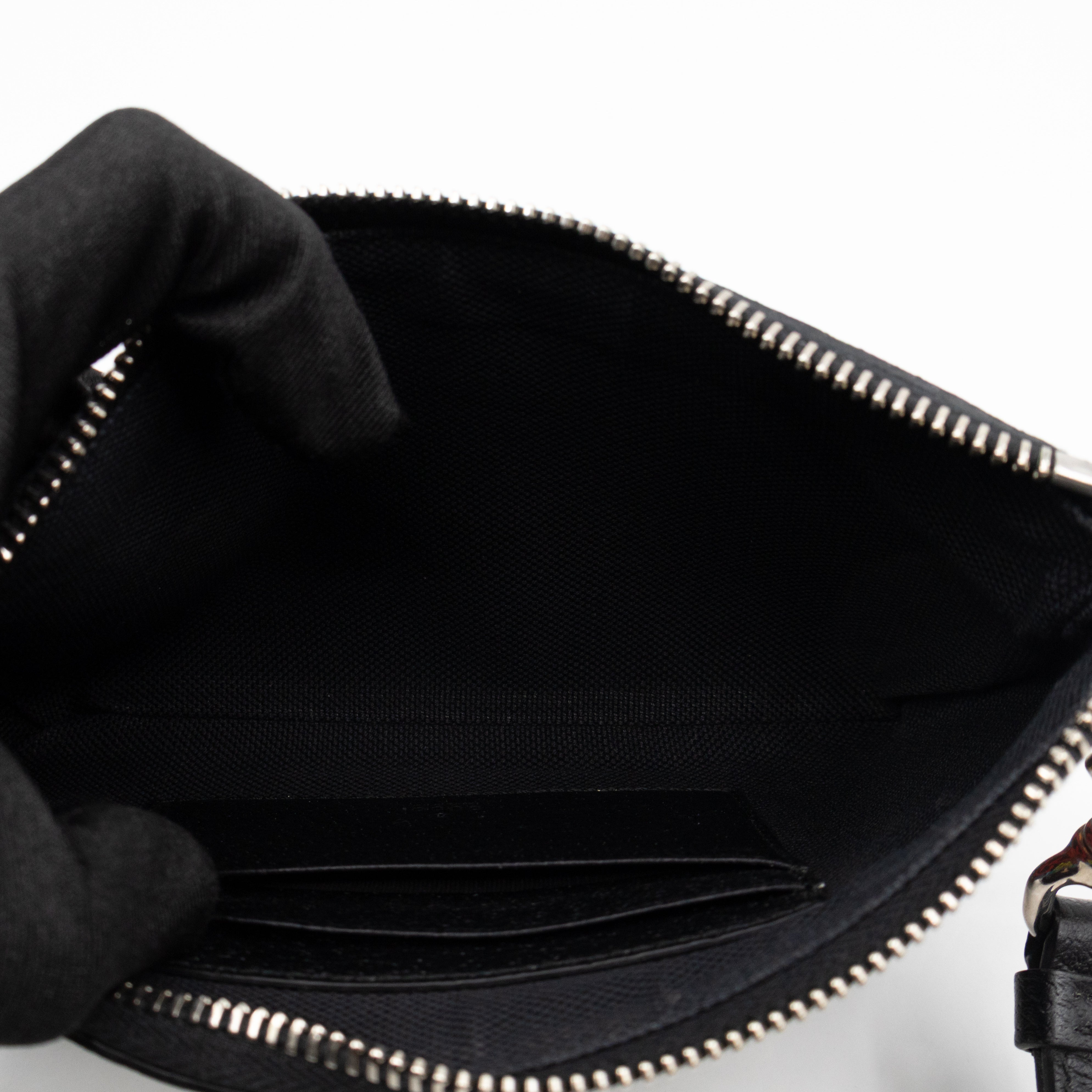 GG Wristlet Zip Pouch GG Psychedelic Canvas