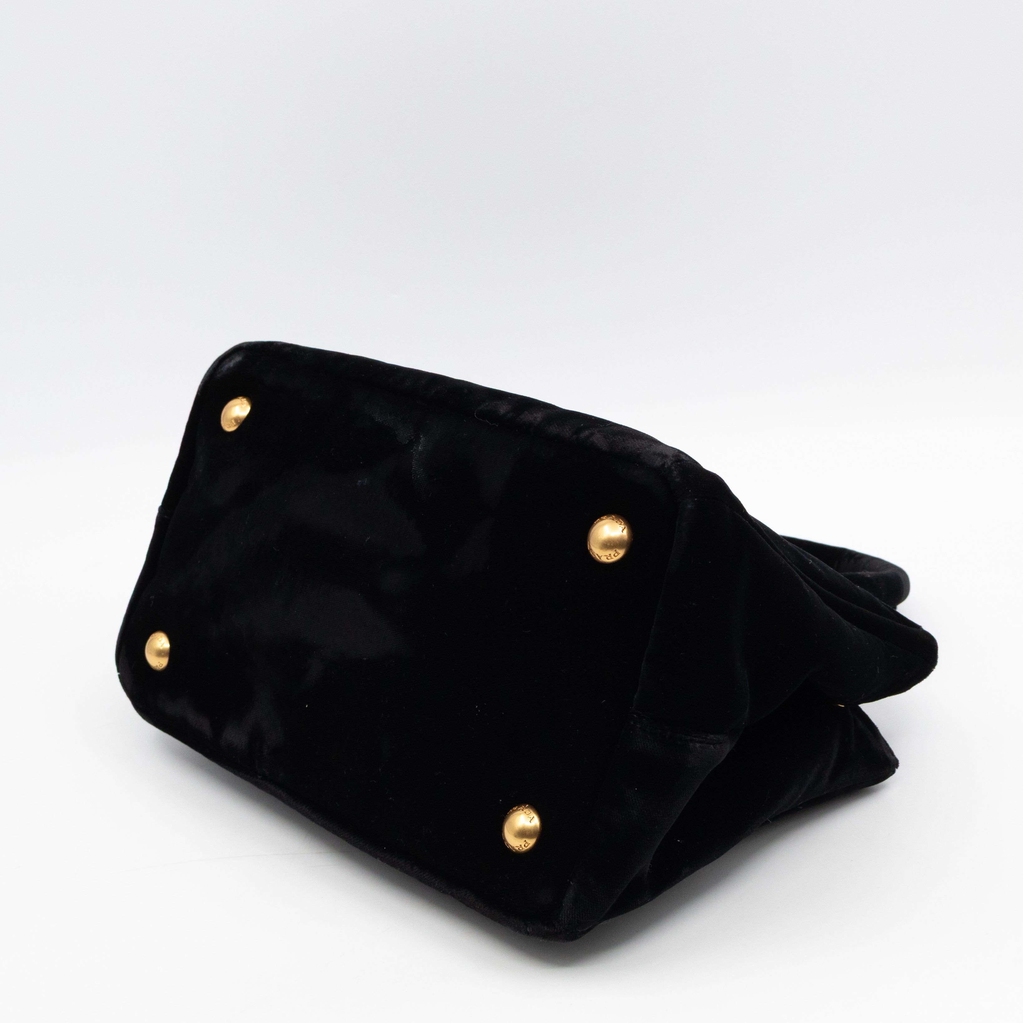 Canapa Mini Tote Bag Black Velvet