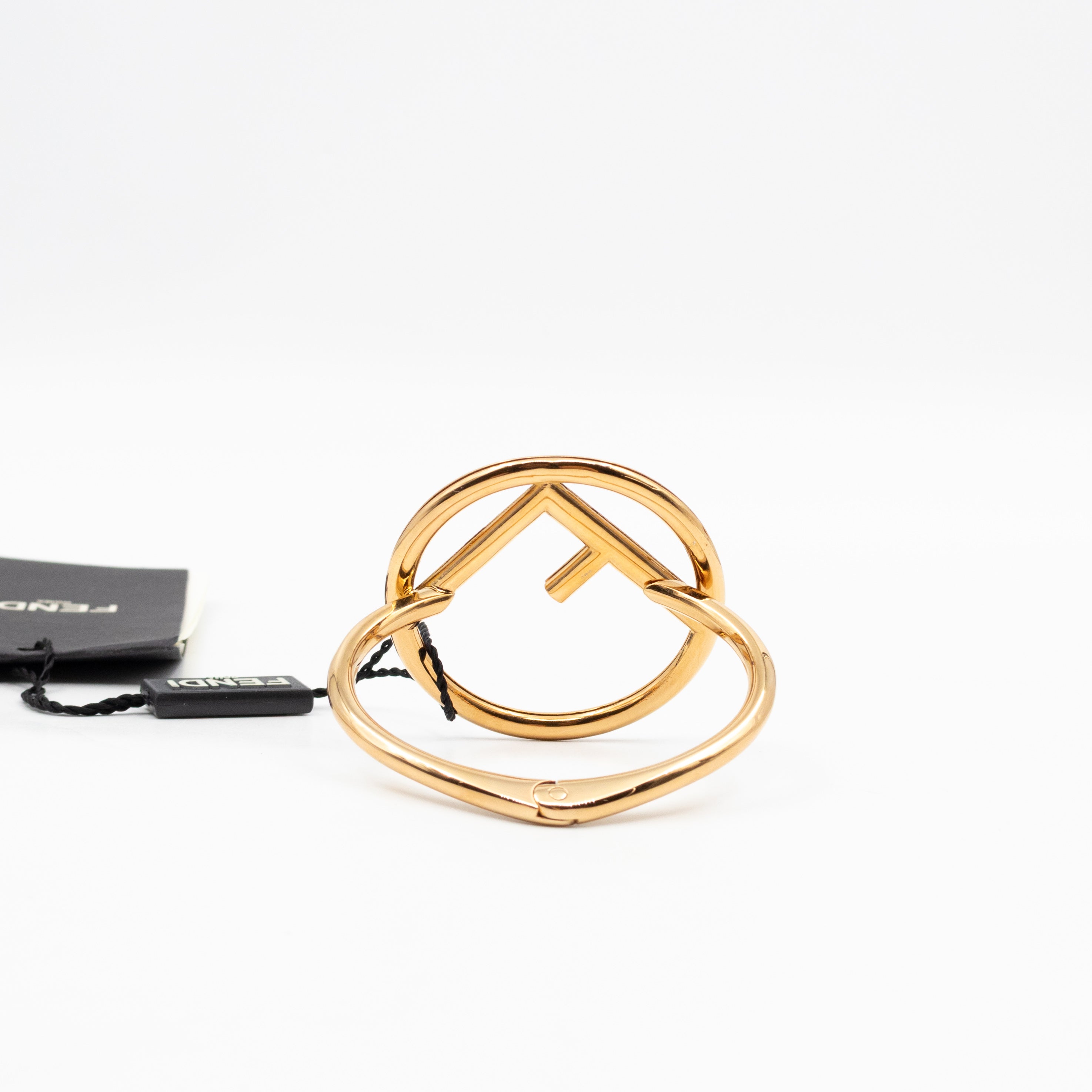 F Is Fendi Cuff Bracelet Gold