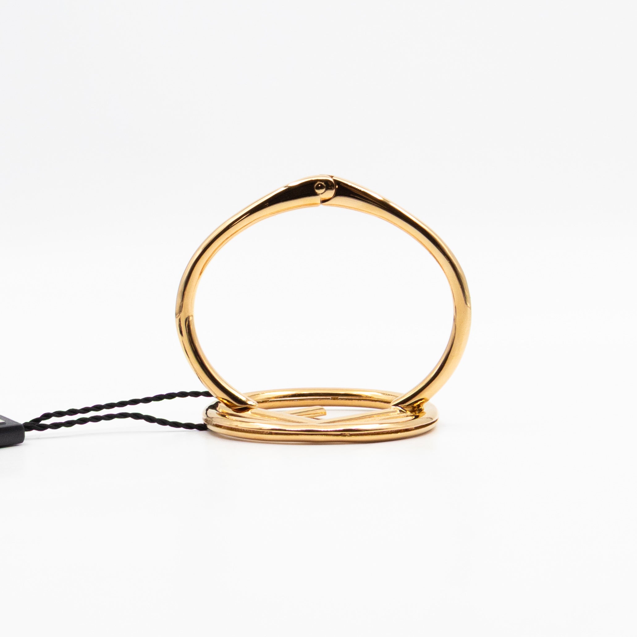 F Is Fendi Cuff Bracelet Gold