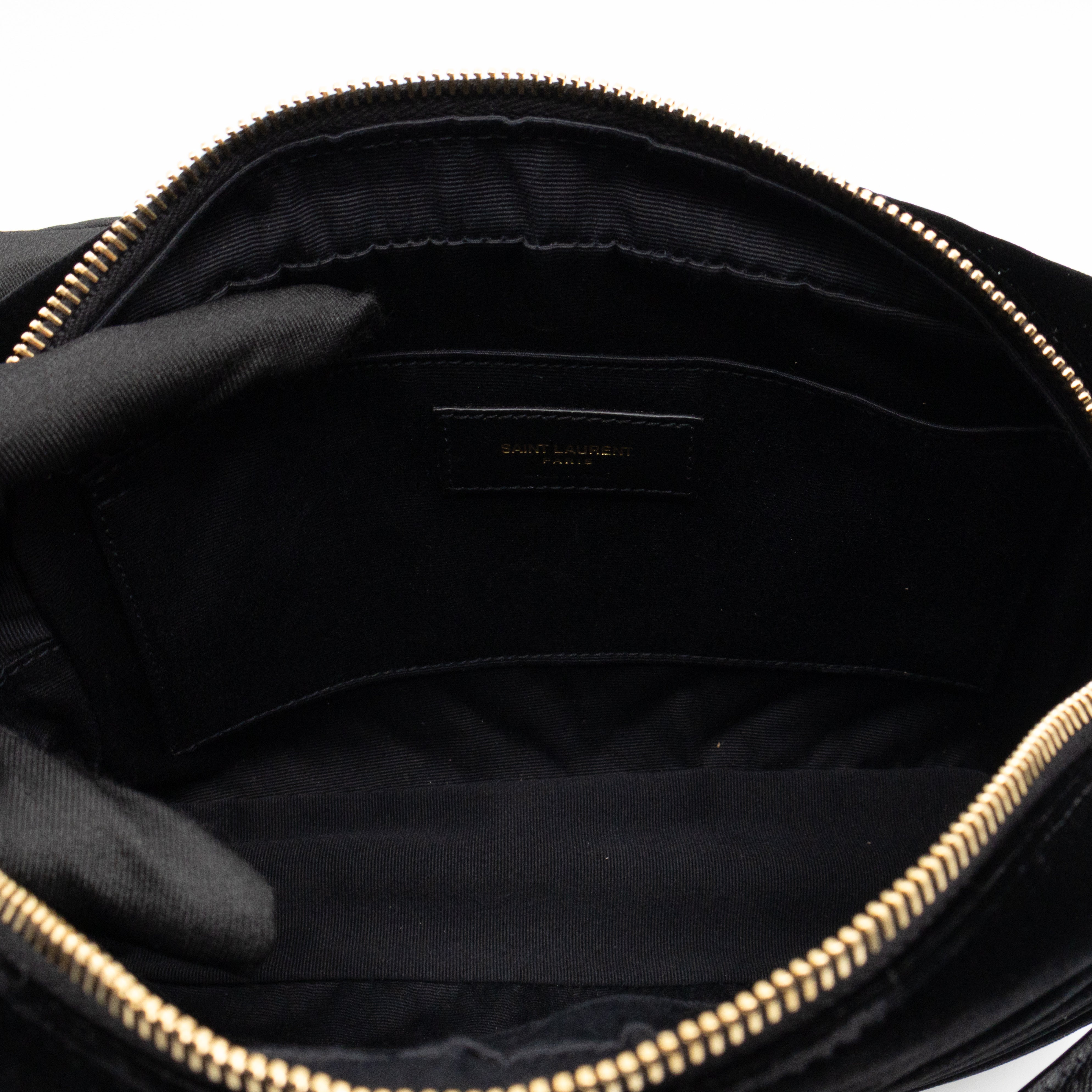 Lou Tassel Camera Bag Black Velvet