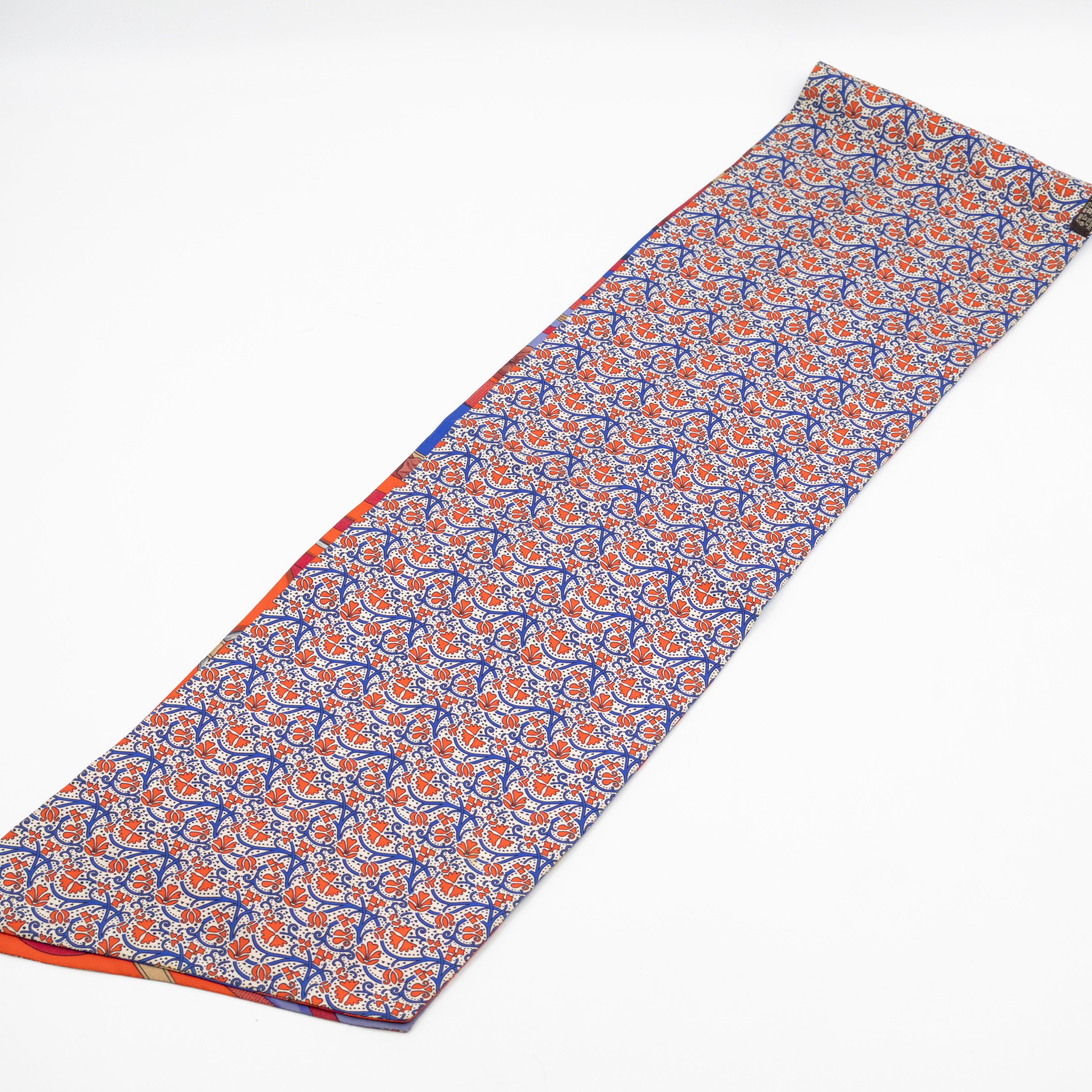 Maxi Twilly Scarf Grand Manege Blue & Red