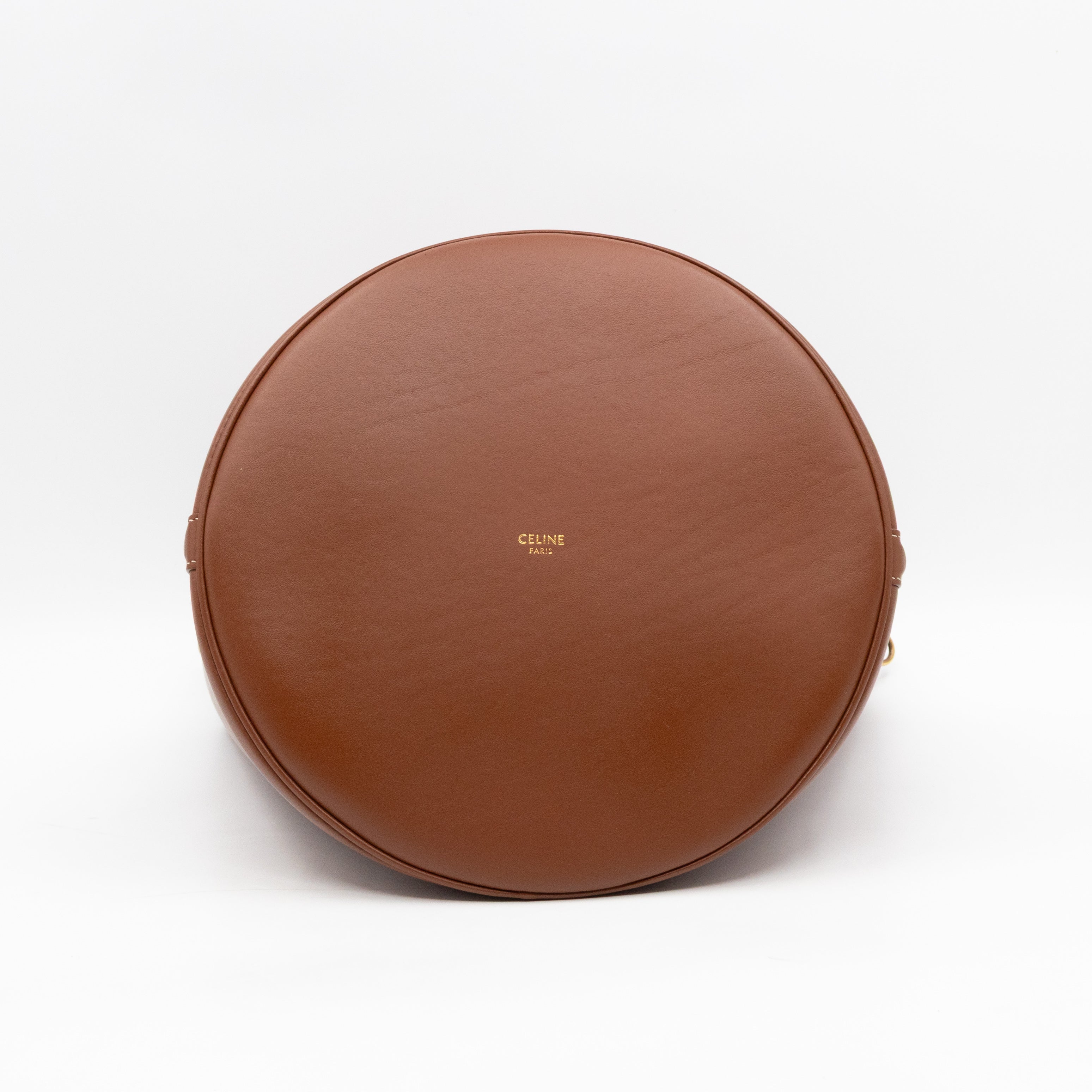 Celine 16 Bucket Bag Brown Smooth Leather