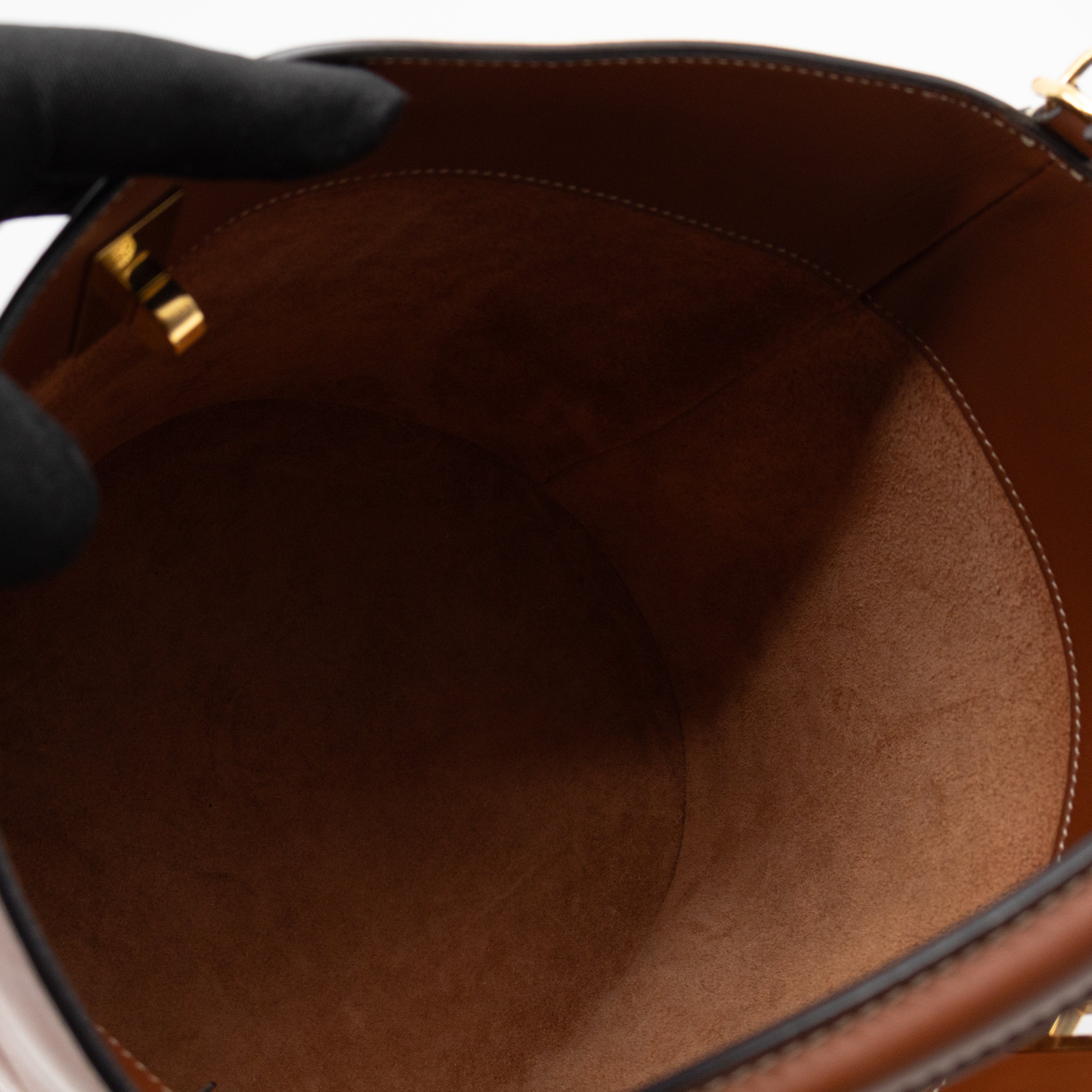 Celine 16 Bucket Bag Brown Smooth Leather