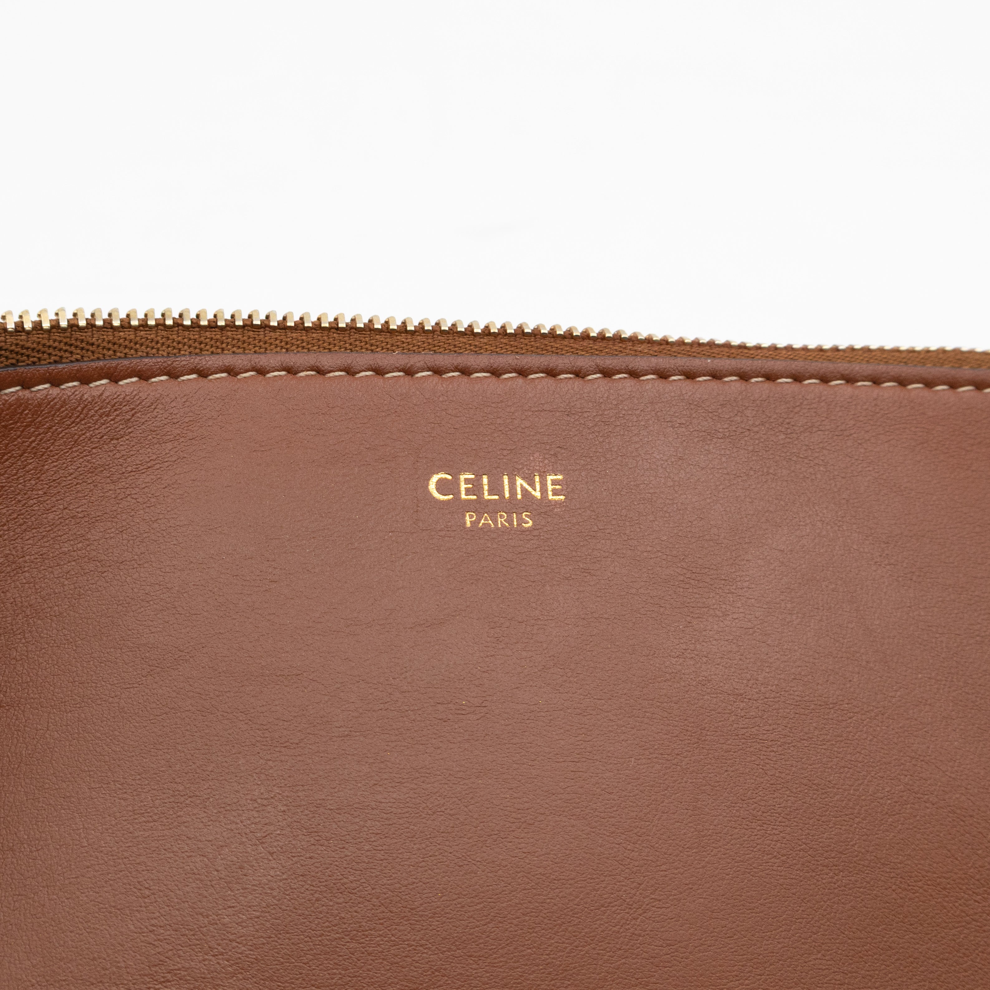 Celine 16 Bucket Bag Brown Smooth Leather