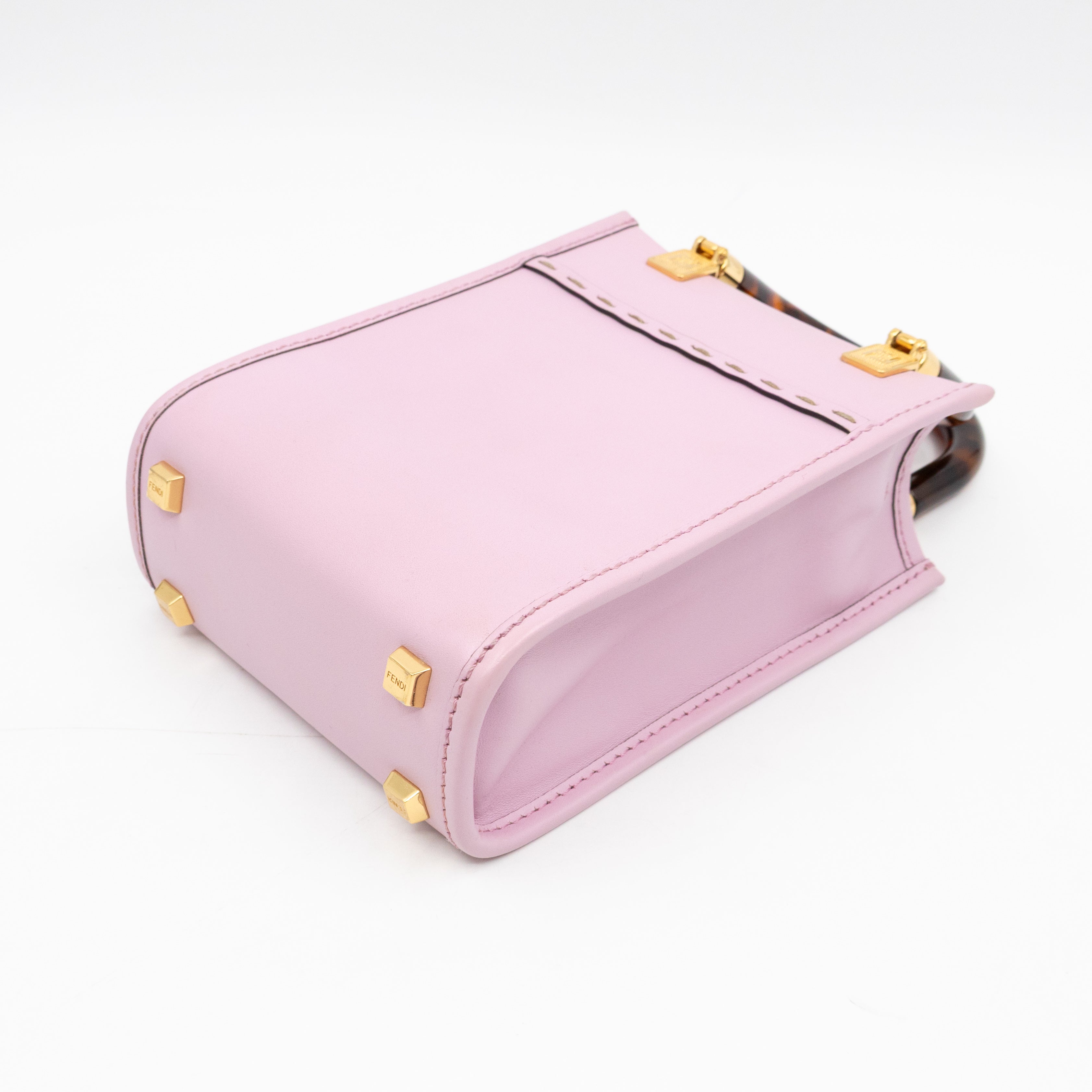 Sunshine Mini Pink Smooth Leather