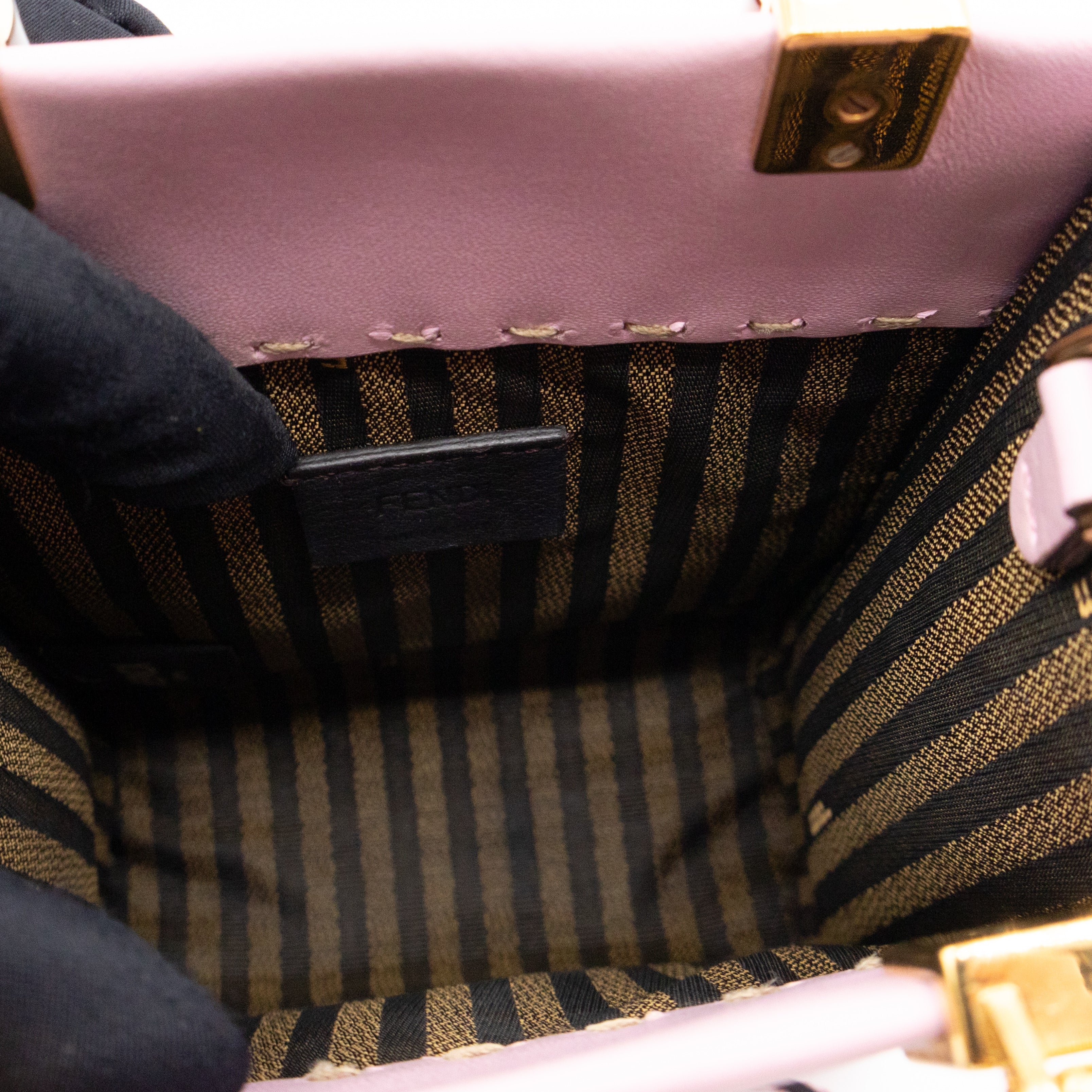 Sunshine Mini Pink Smooth Leather