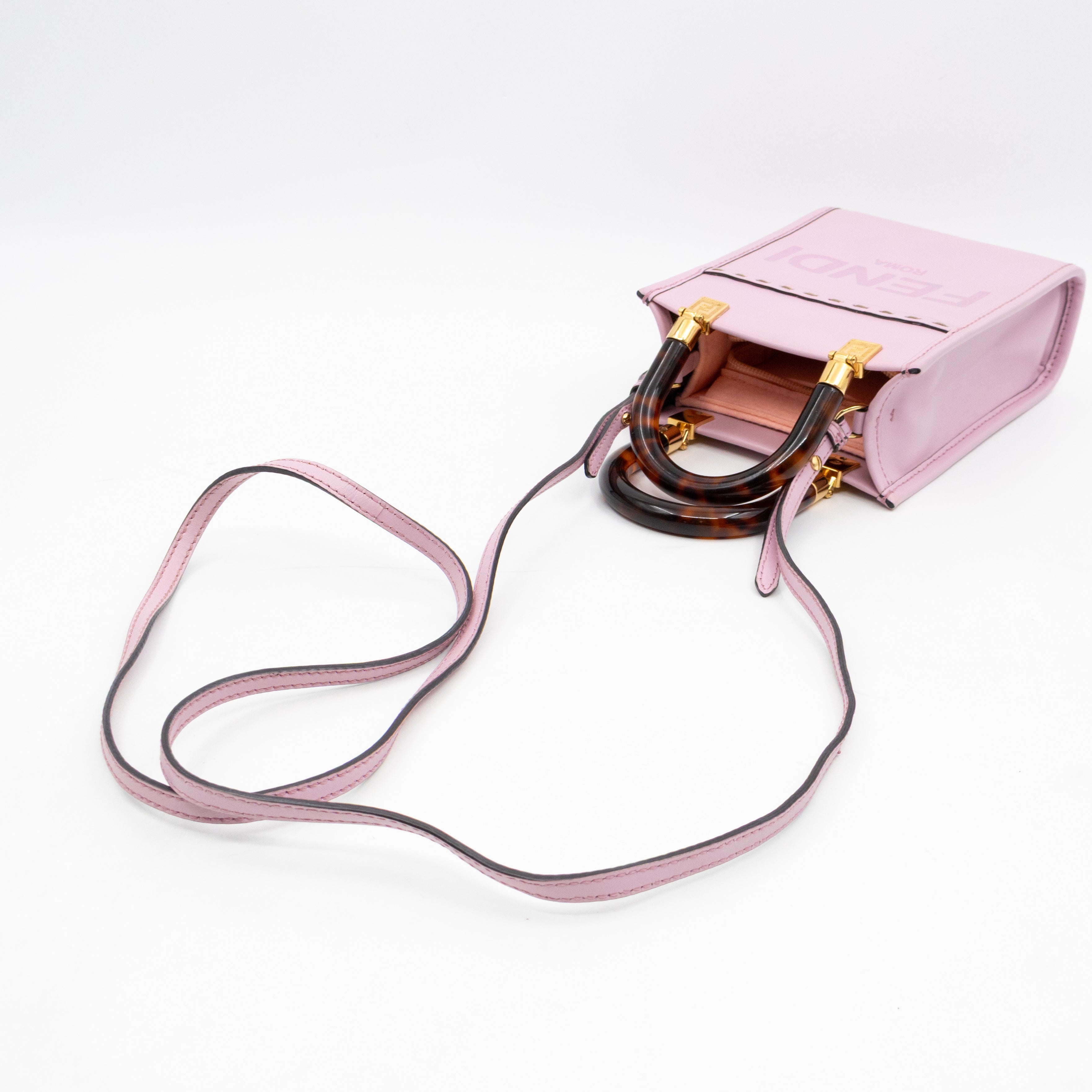 Sunshine Mini Pink Smooth Leather