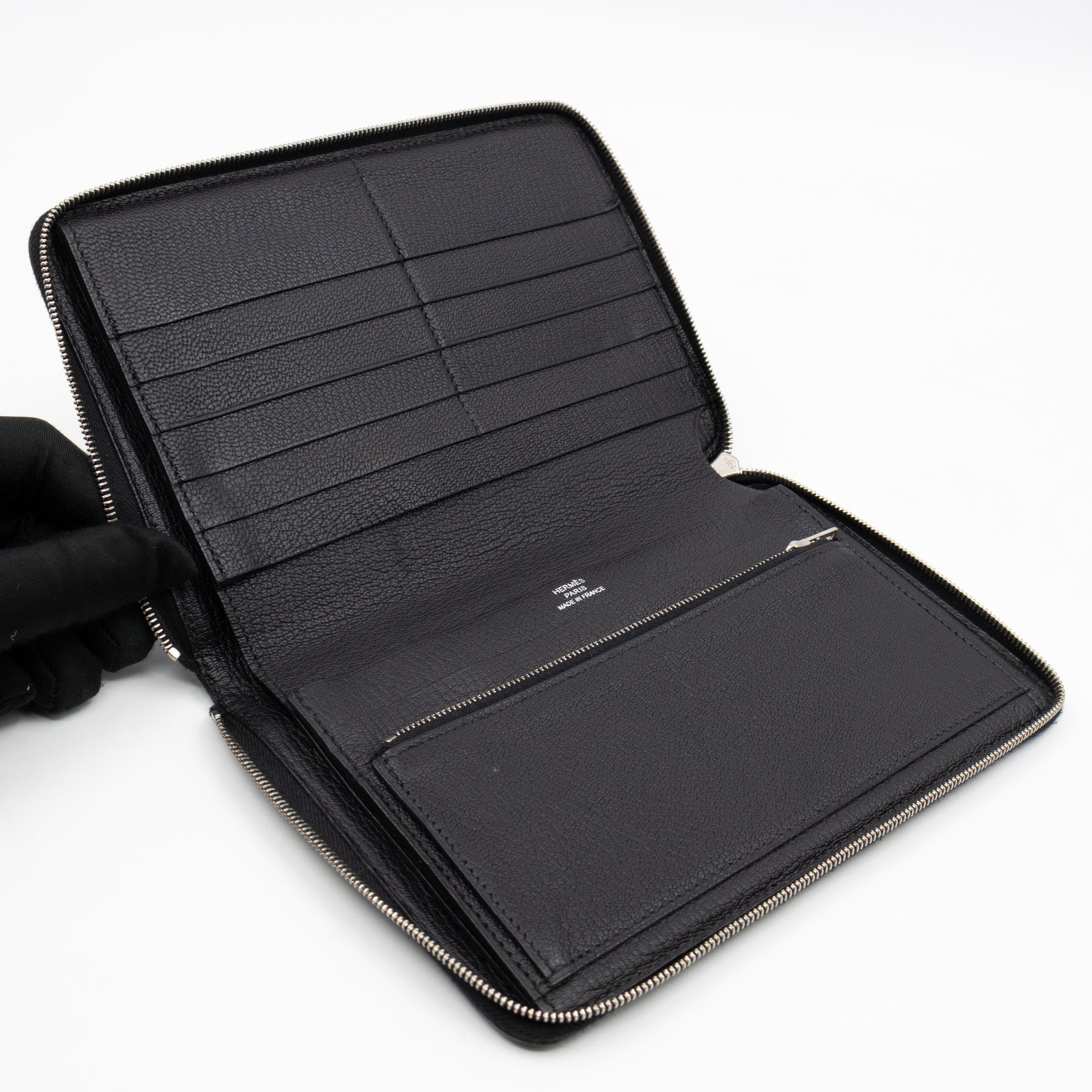 Azap GM Wallet Black Leather