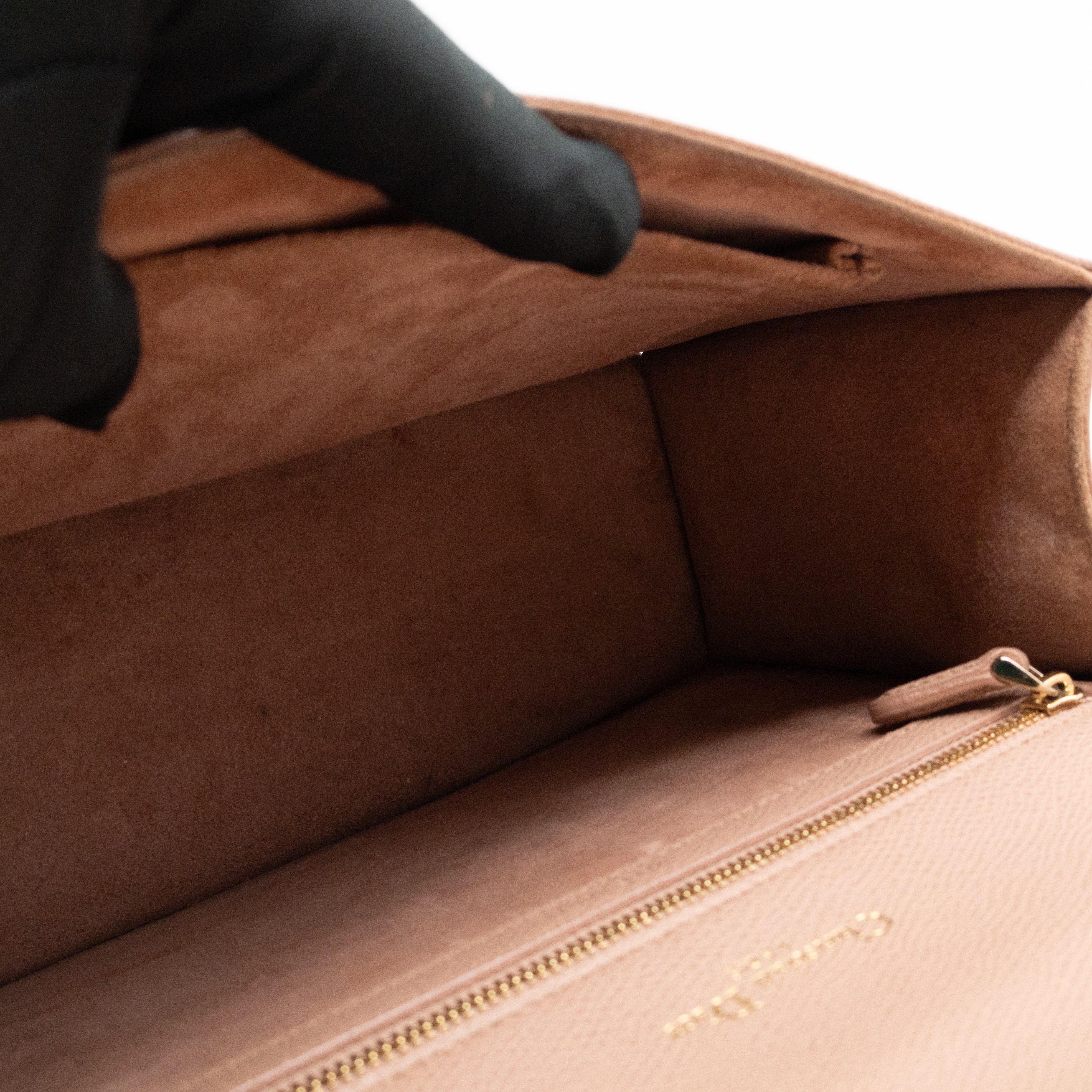 Diorama Medium Flap Bag Beige Leather